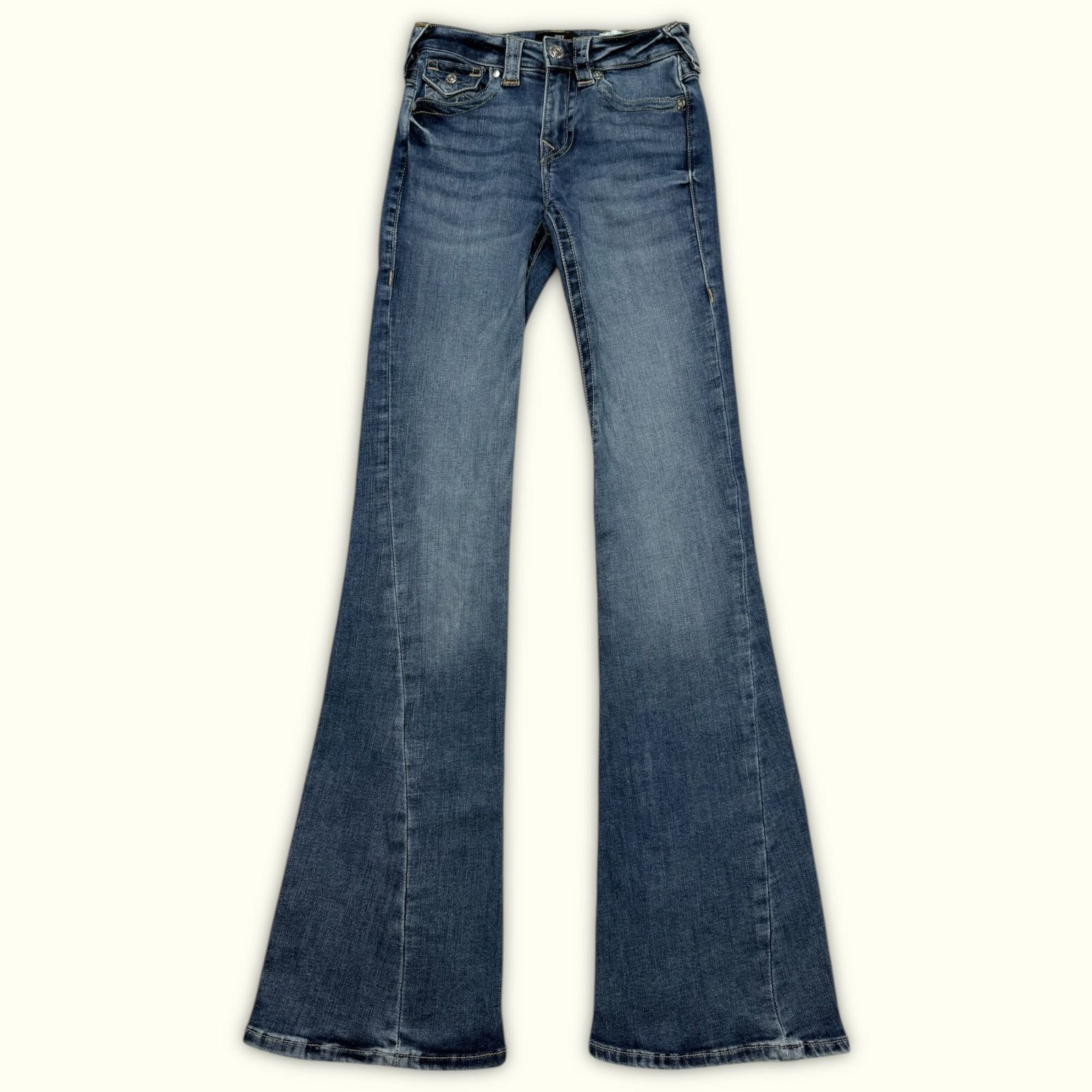 True Religion Jean Évasé Femme 2010s Y2K – W24