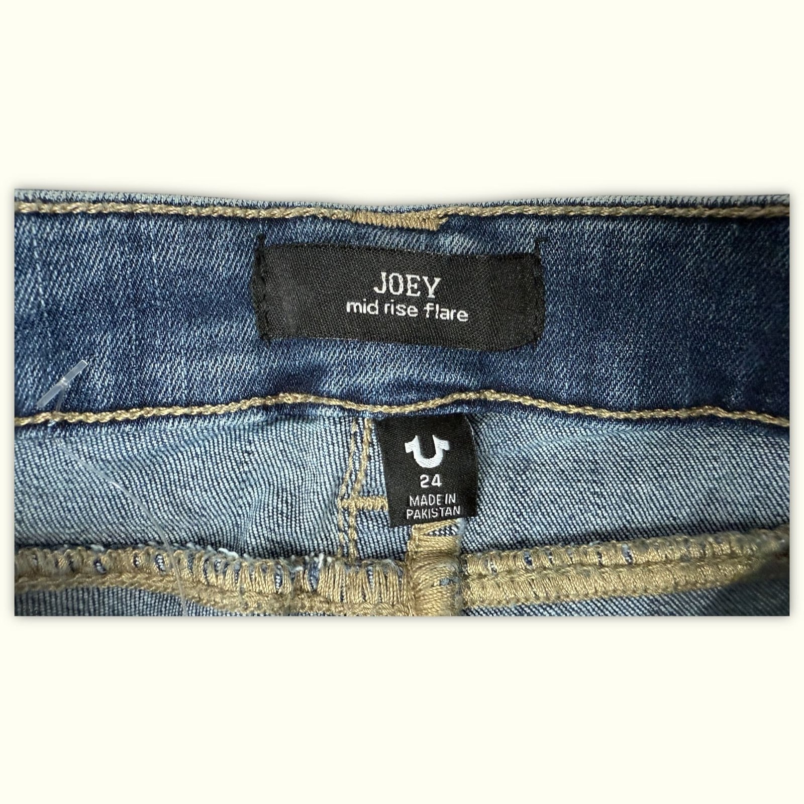 True Religion Jean Évasé Femme 2010s Y2K – W24