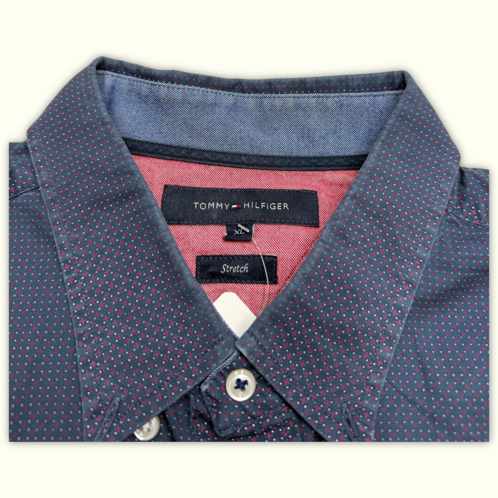 Tommy Hilfiger Hemd Slim Herren Preppy – XL