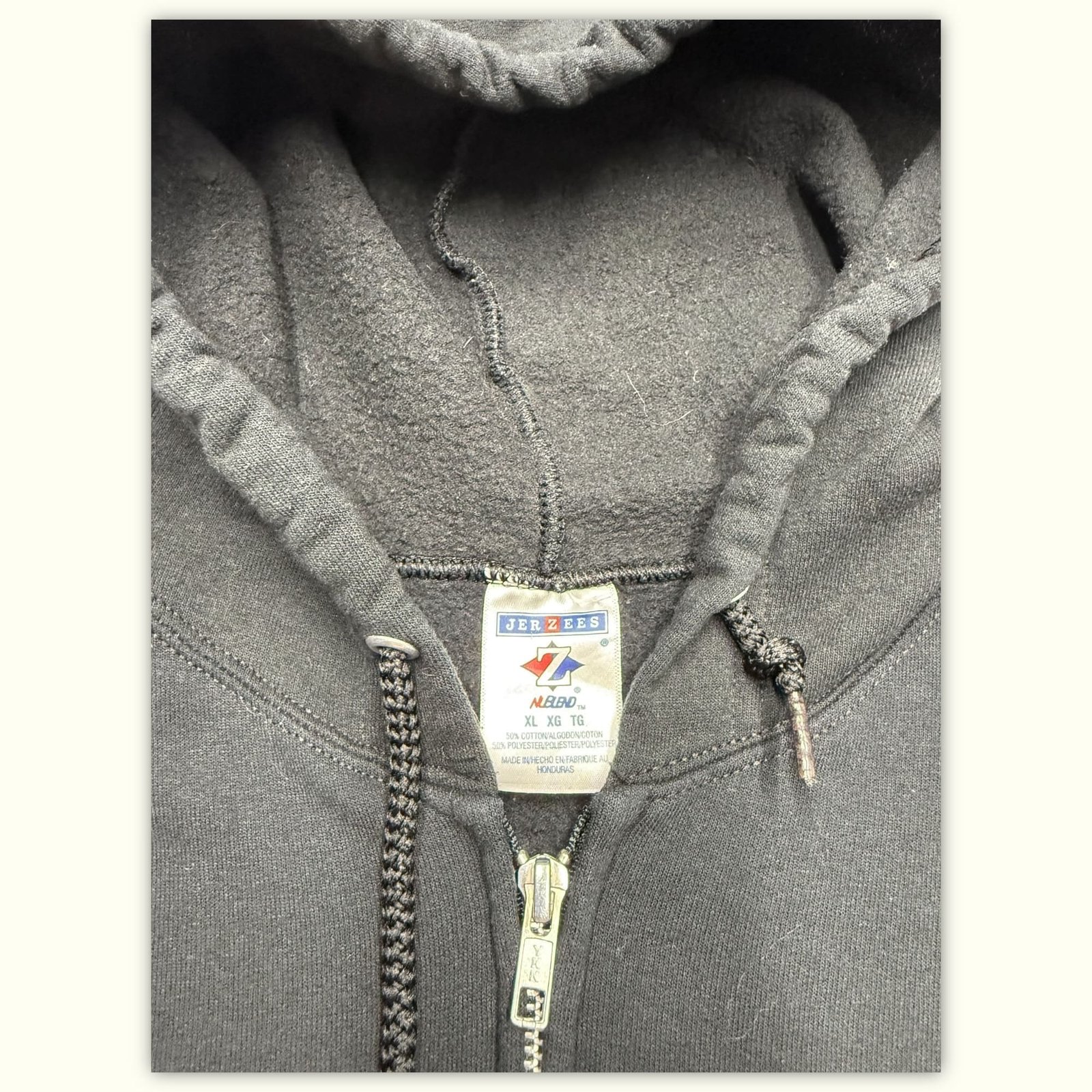 Jerzees Hoodie Regular Homme 2000s Sportswear – XL