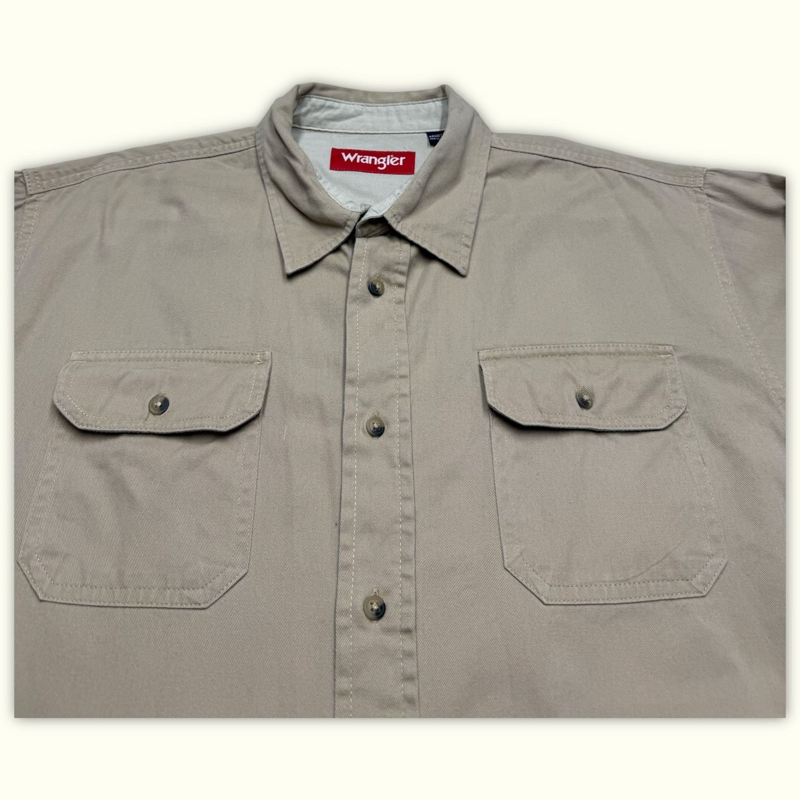 Wrangler Chemise Regular Homme 2000s Workwear – L