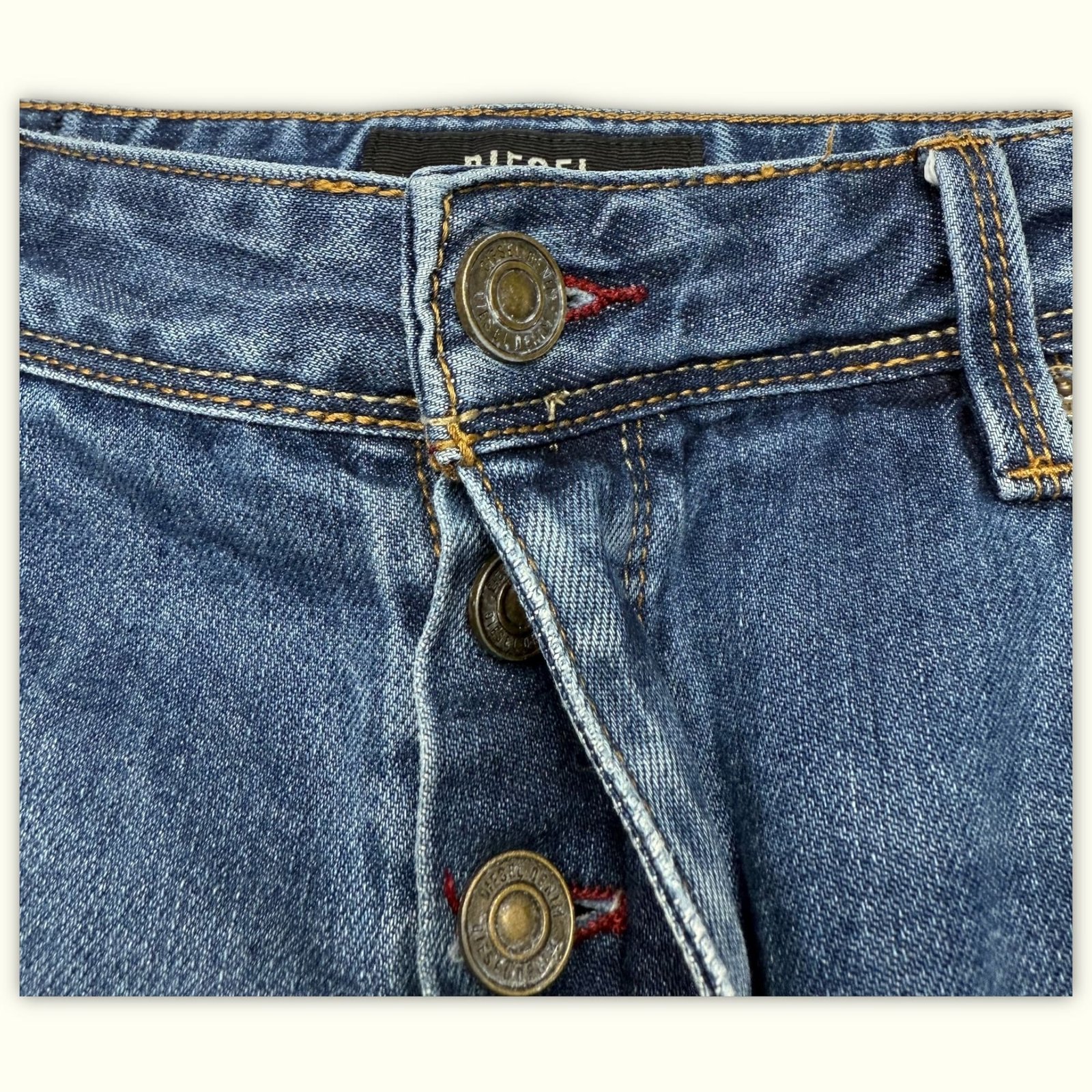 Diesel Jean Regular Homme 2000s Y2K – W36