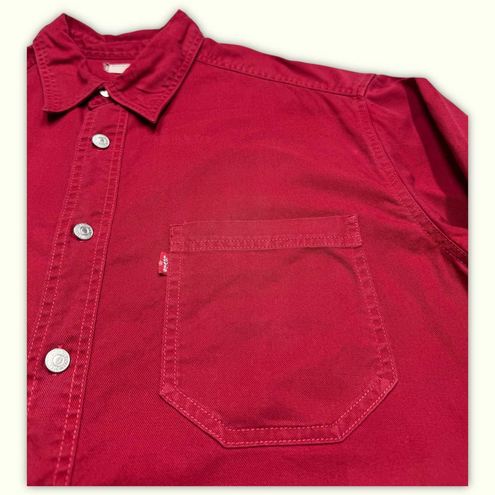Levi'S Koszula Regular Mężczyźni 2000s Odzież robocza – M