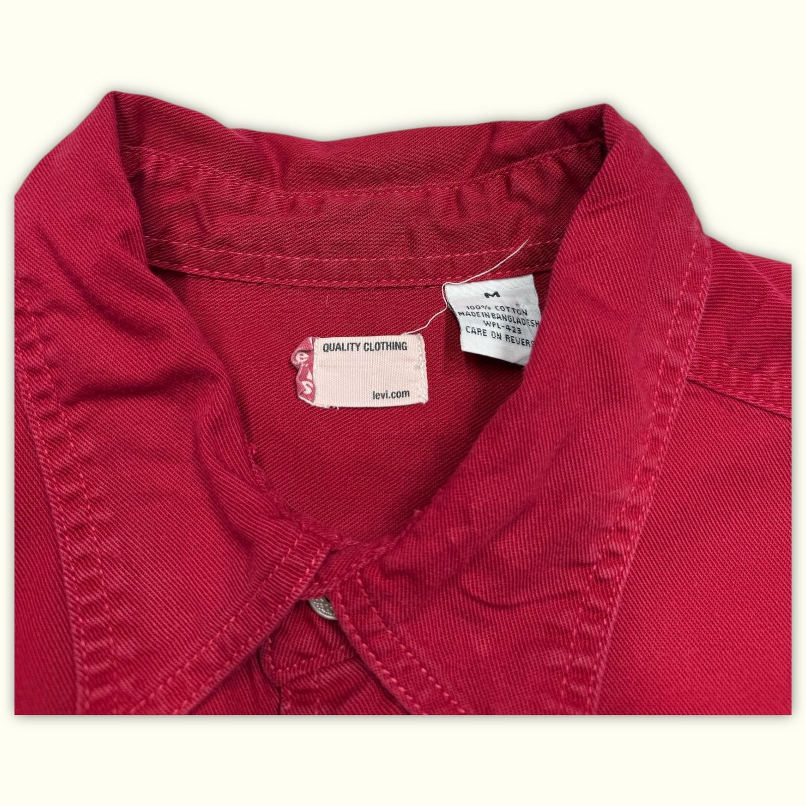 Levi'S Koszula Regular Mężczyźni 2000s Odzież robocza – M