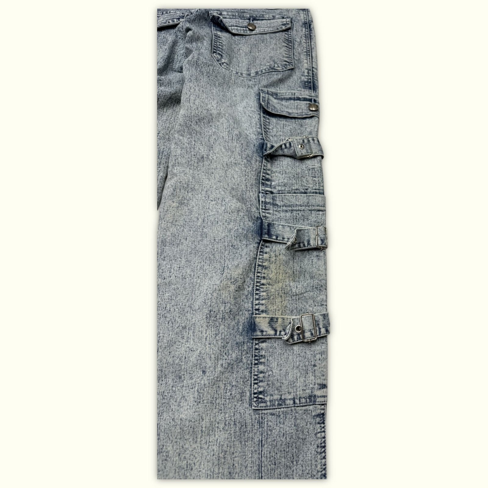 Difushi Pantalon cargo Regular Femme 2000s Y2K – W28