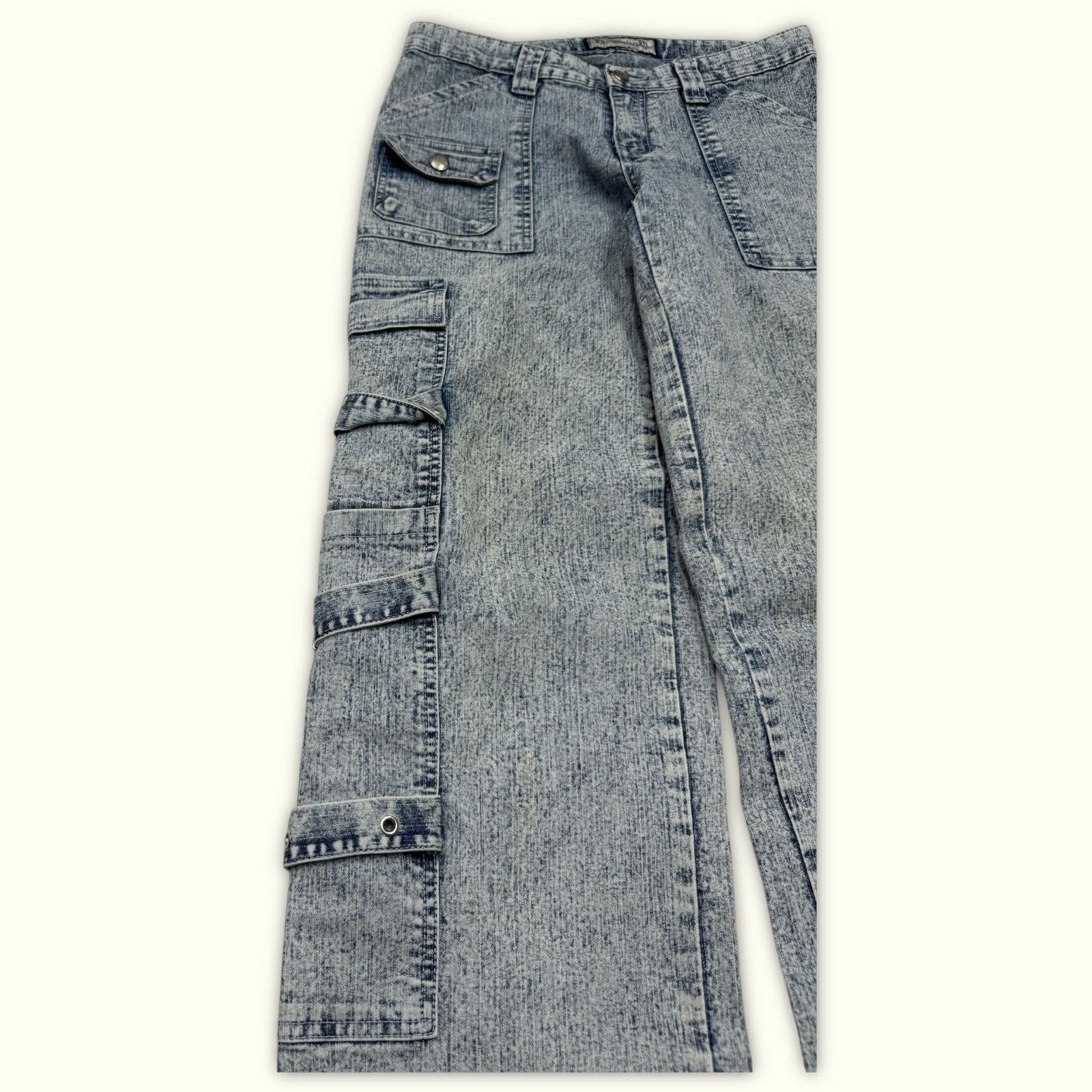 Difushi Pantalon cargo Regular Femme 2000s Y2K – W28