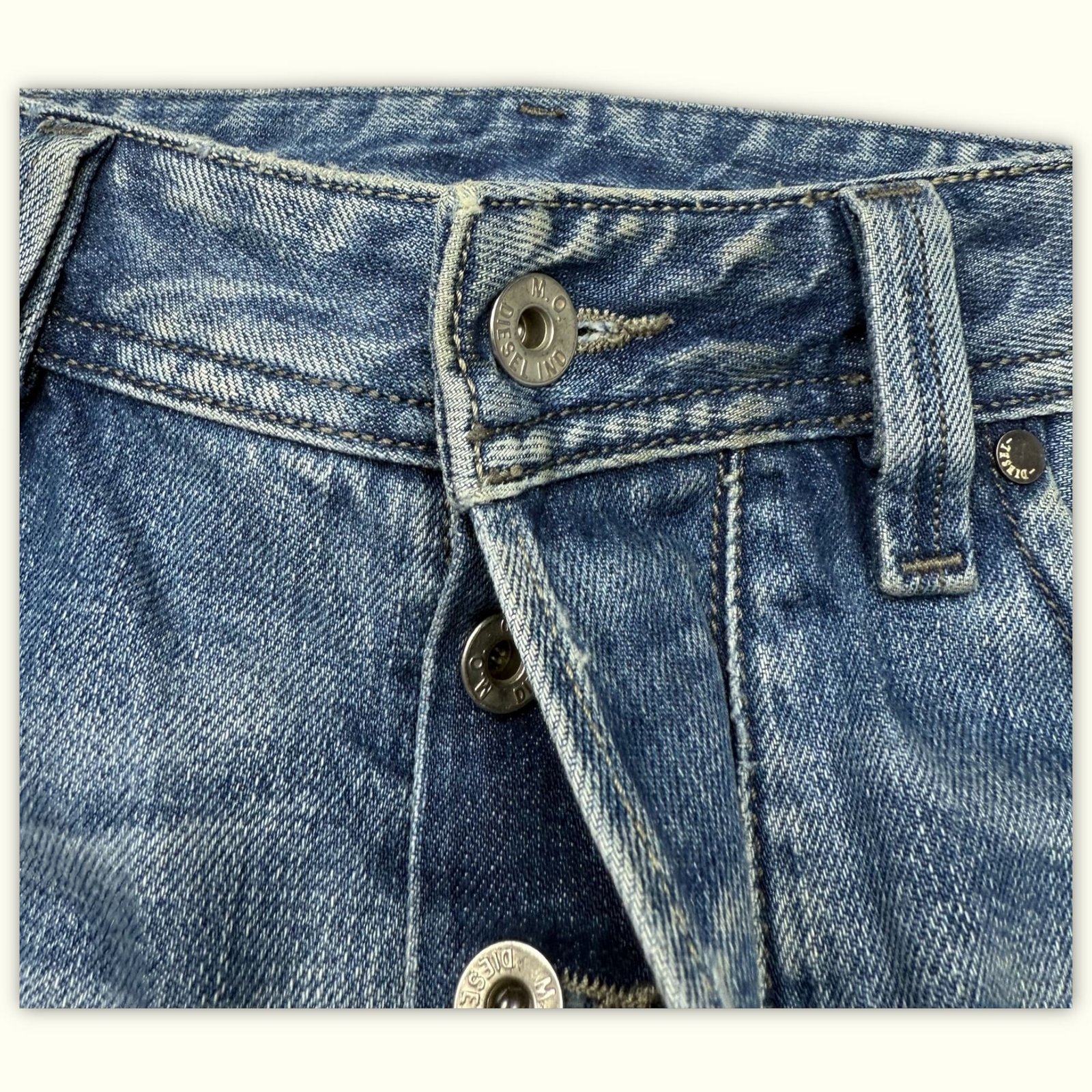 Diesel Vaqueros Regular Hombre 2010s Normcore – W33