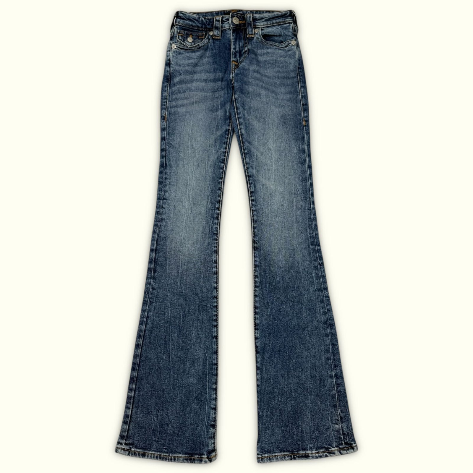 True Religion Jean Bootcut Femme 2000s Y2K – W23