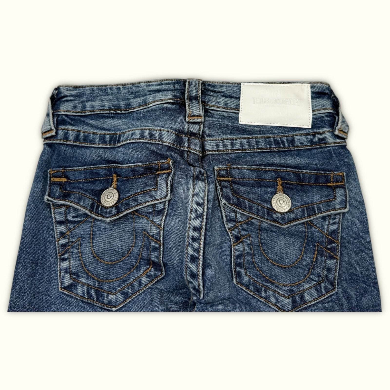 True Religion Jean Bootcut Femme 2000s Y2K – W23