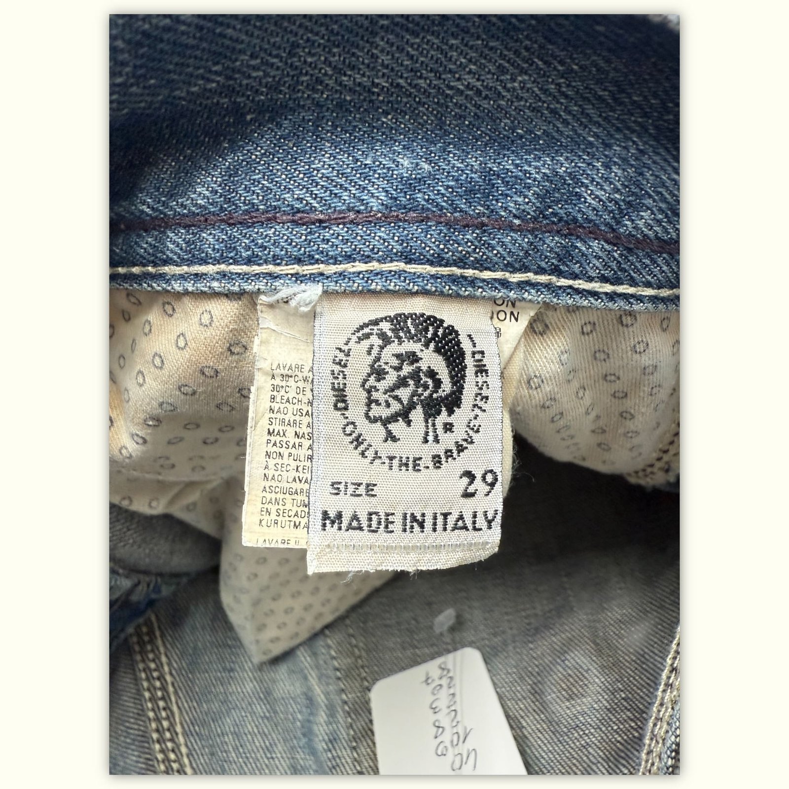 Diesel Jean Évasé Femme 2000s Y2K – W29