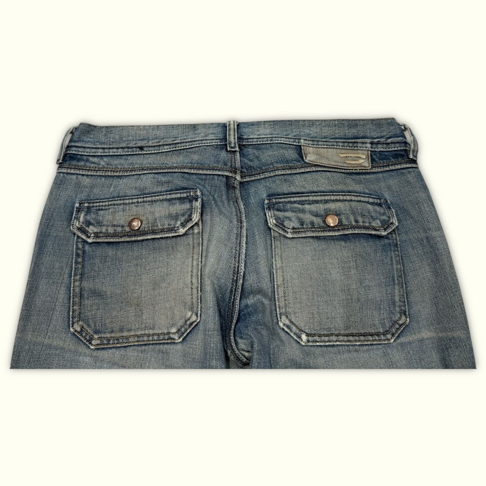 Diesel Jean Évasé Femme 2000s Y2K – W29