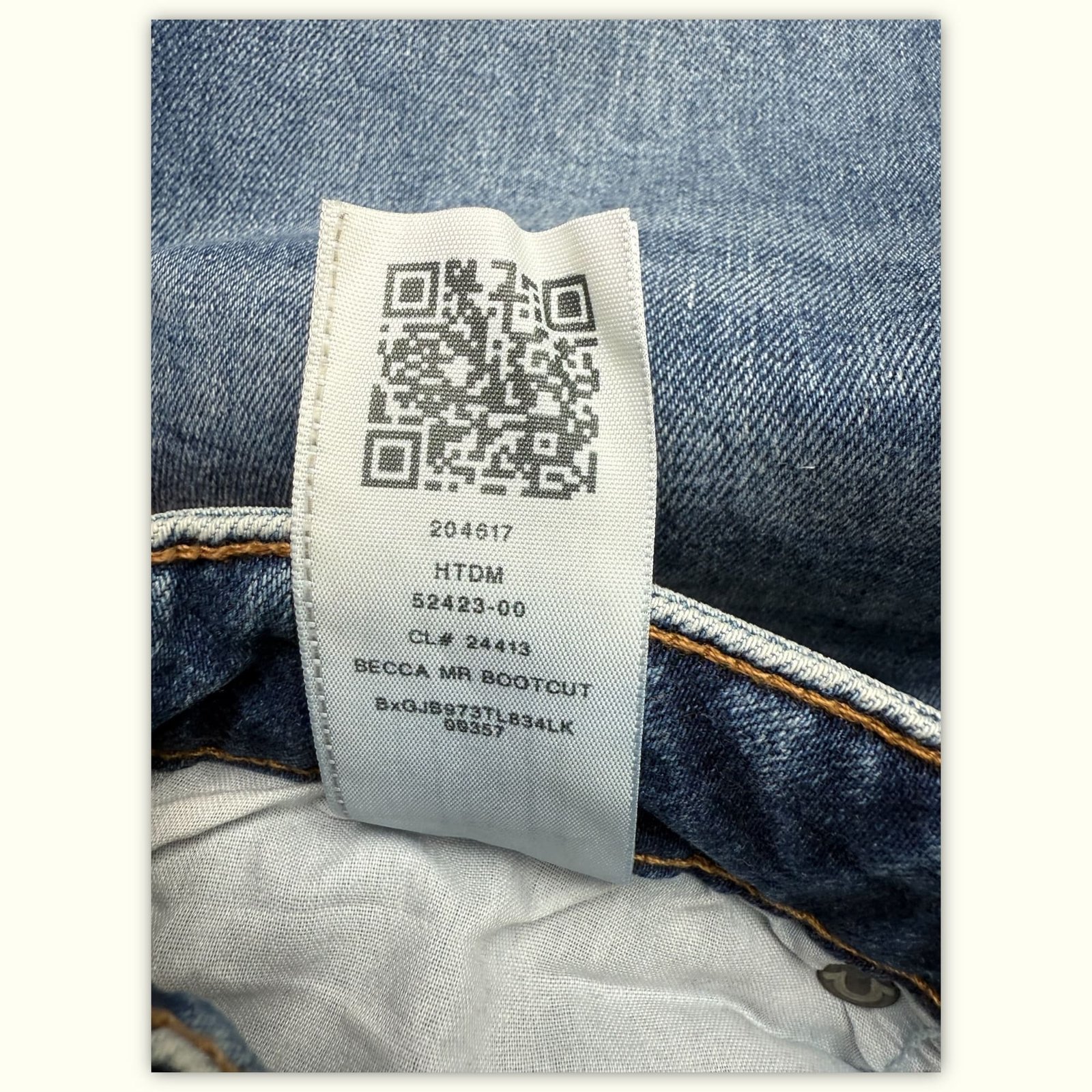 True Religion Jean Regular Femme Y2K – W31