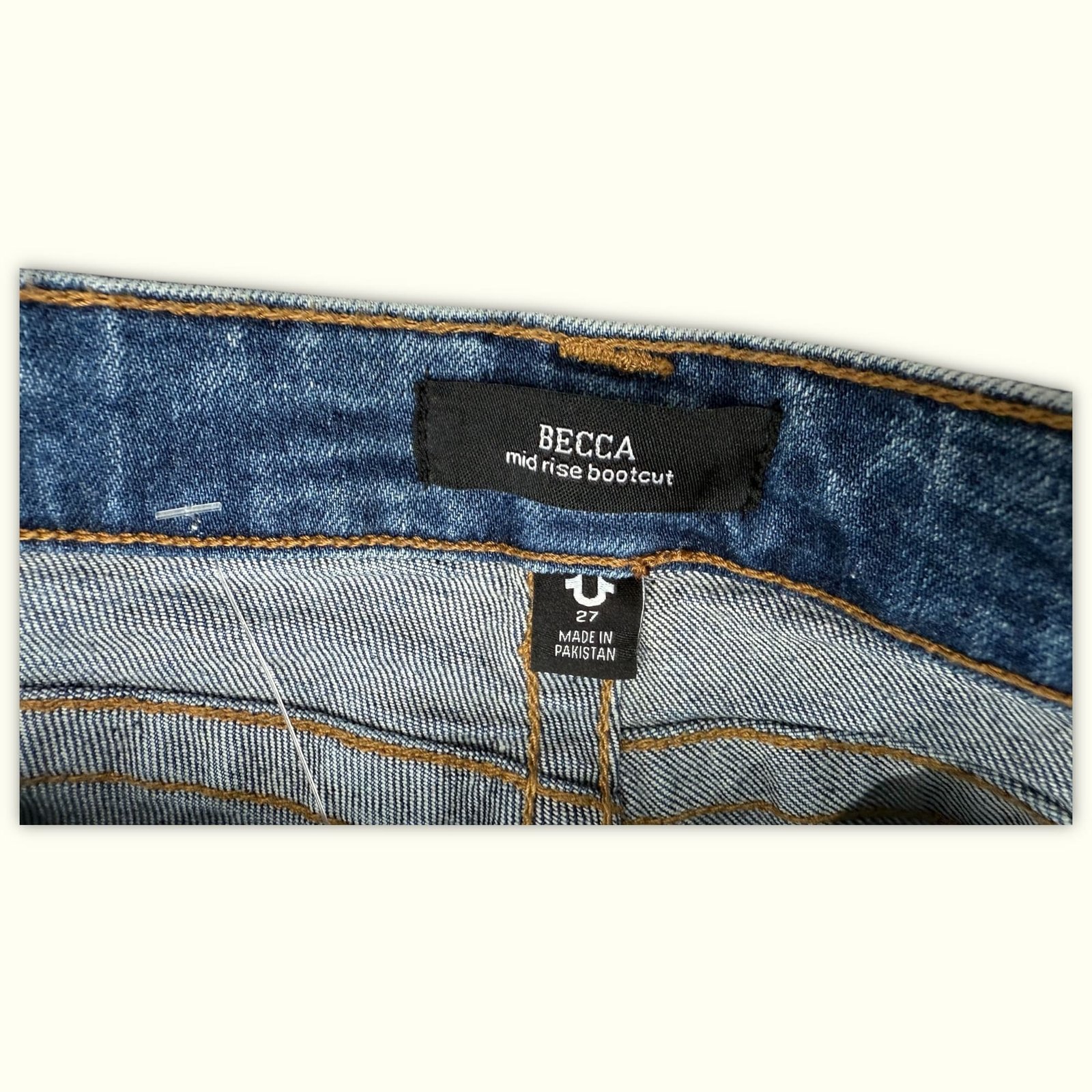 True Religion Jean Évasé Femme 2010s Y2K – W27
