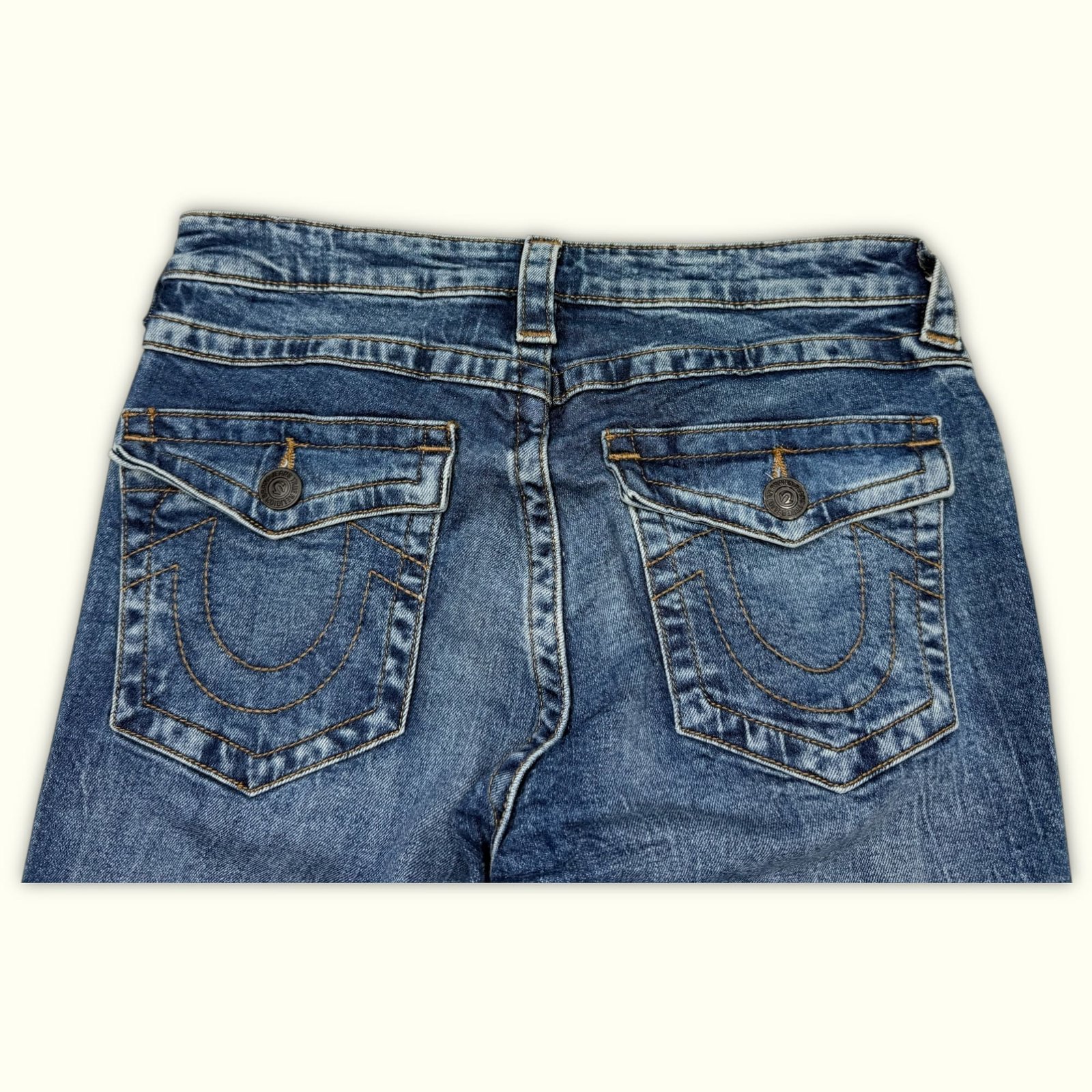 True Religion Jean Évasé Femme Y2K – W30