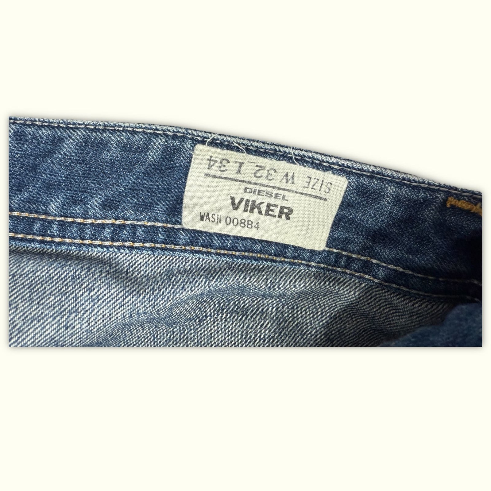 Diesel Jean Regular Homme 2000s Vintage – W32