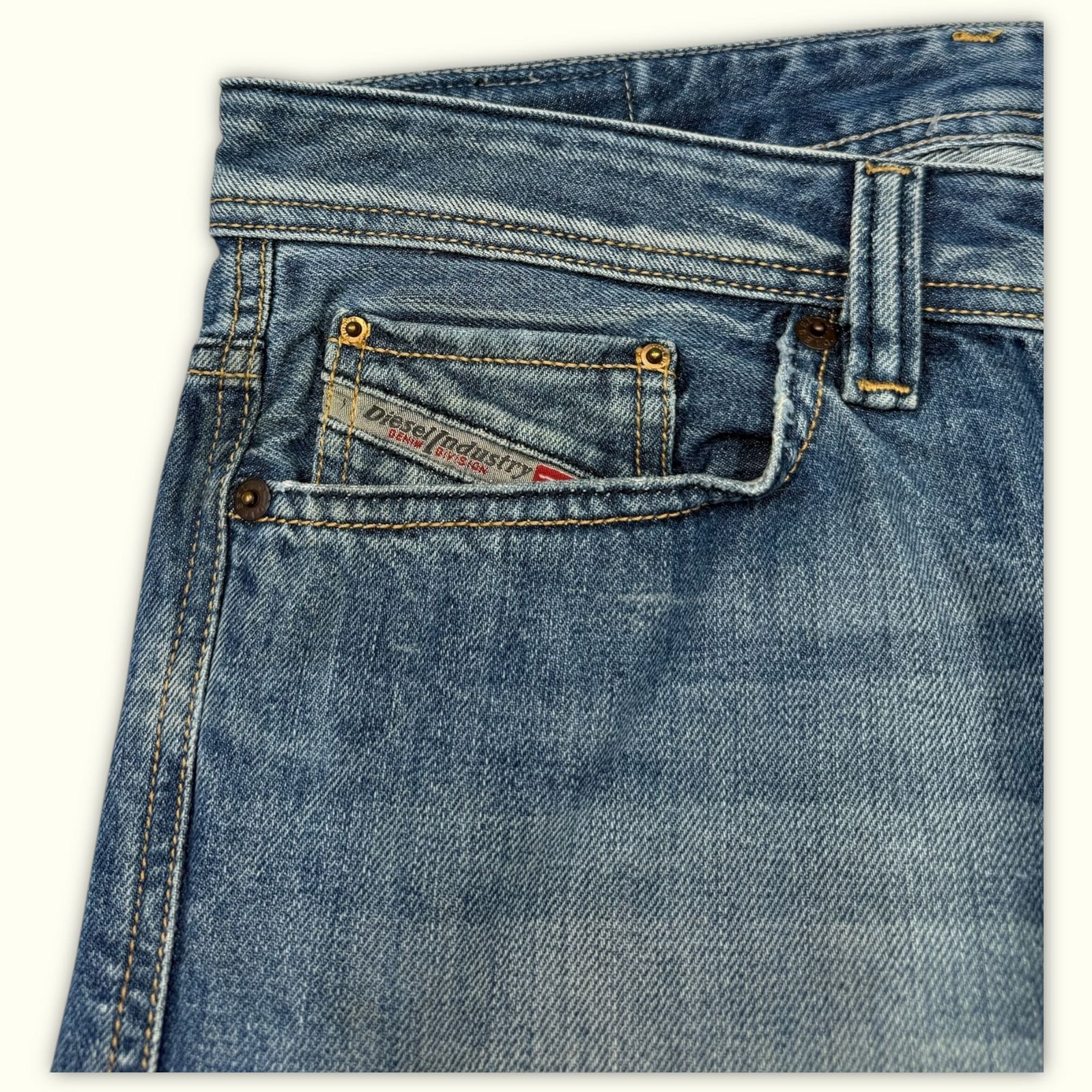 Diesel Jean Regular Homme 2000s Vintage – W32