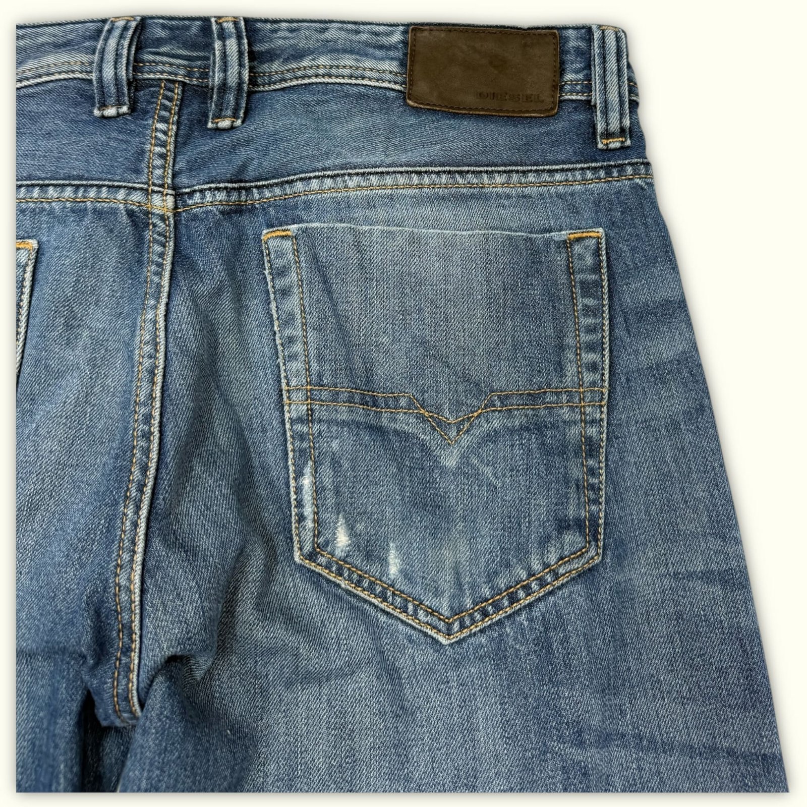 Diesel Jean Regular Homme 2000s Vintage – W32
