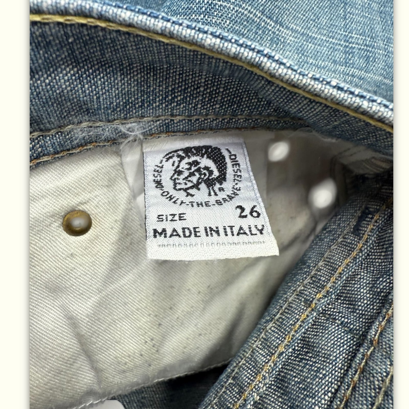 Diesel Jean Évasé Femme 2000s Y2K – W26