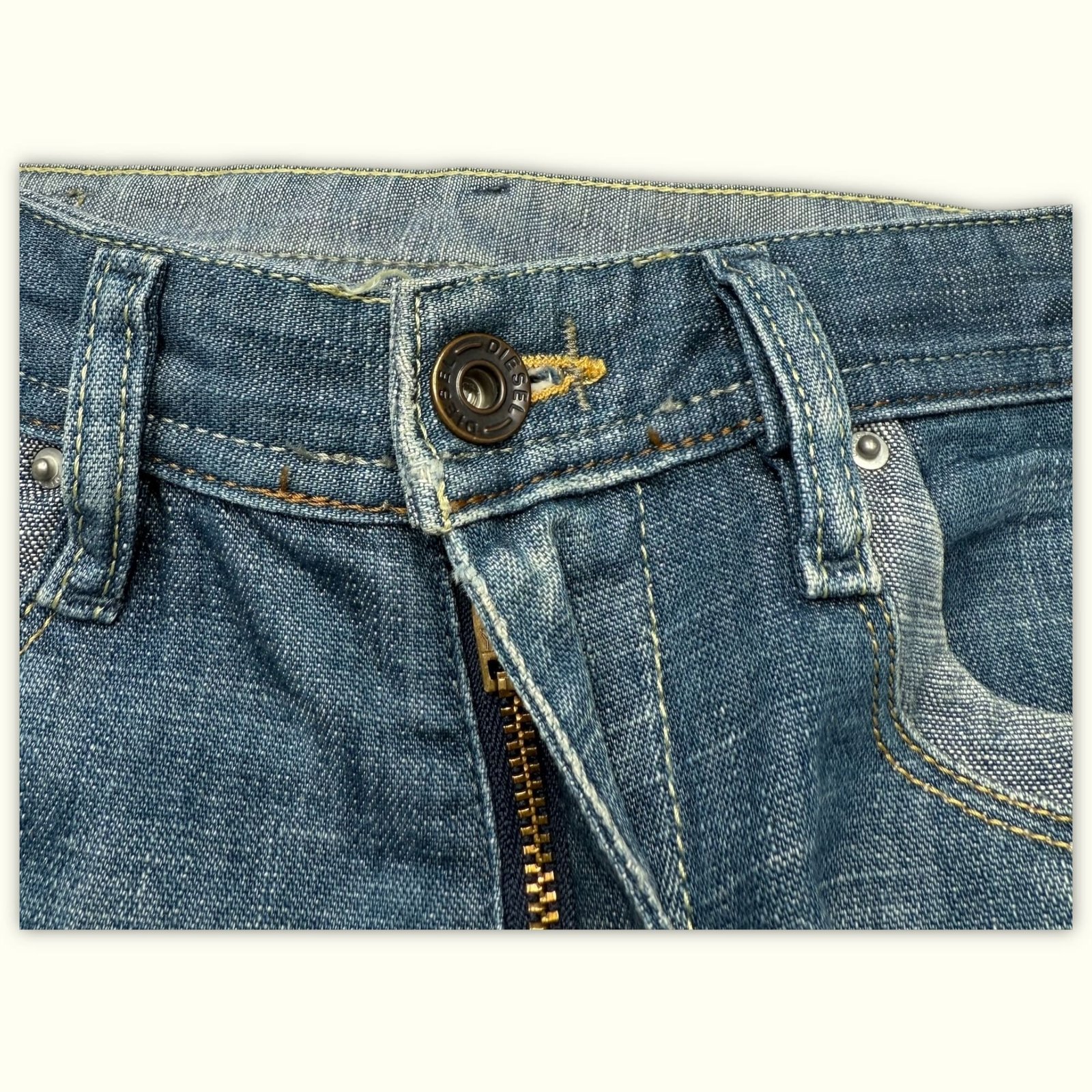 Diesel Jean Évasé Femme 2000s Y2K – W26