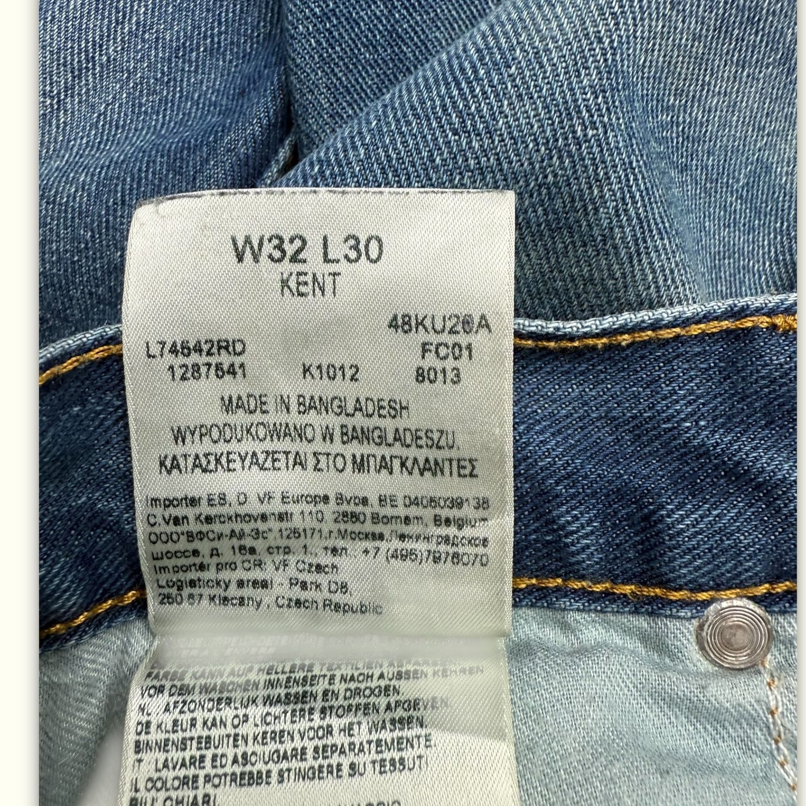 Lee Jean Regular Homme 2010s Workwear – W32