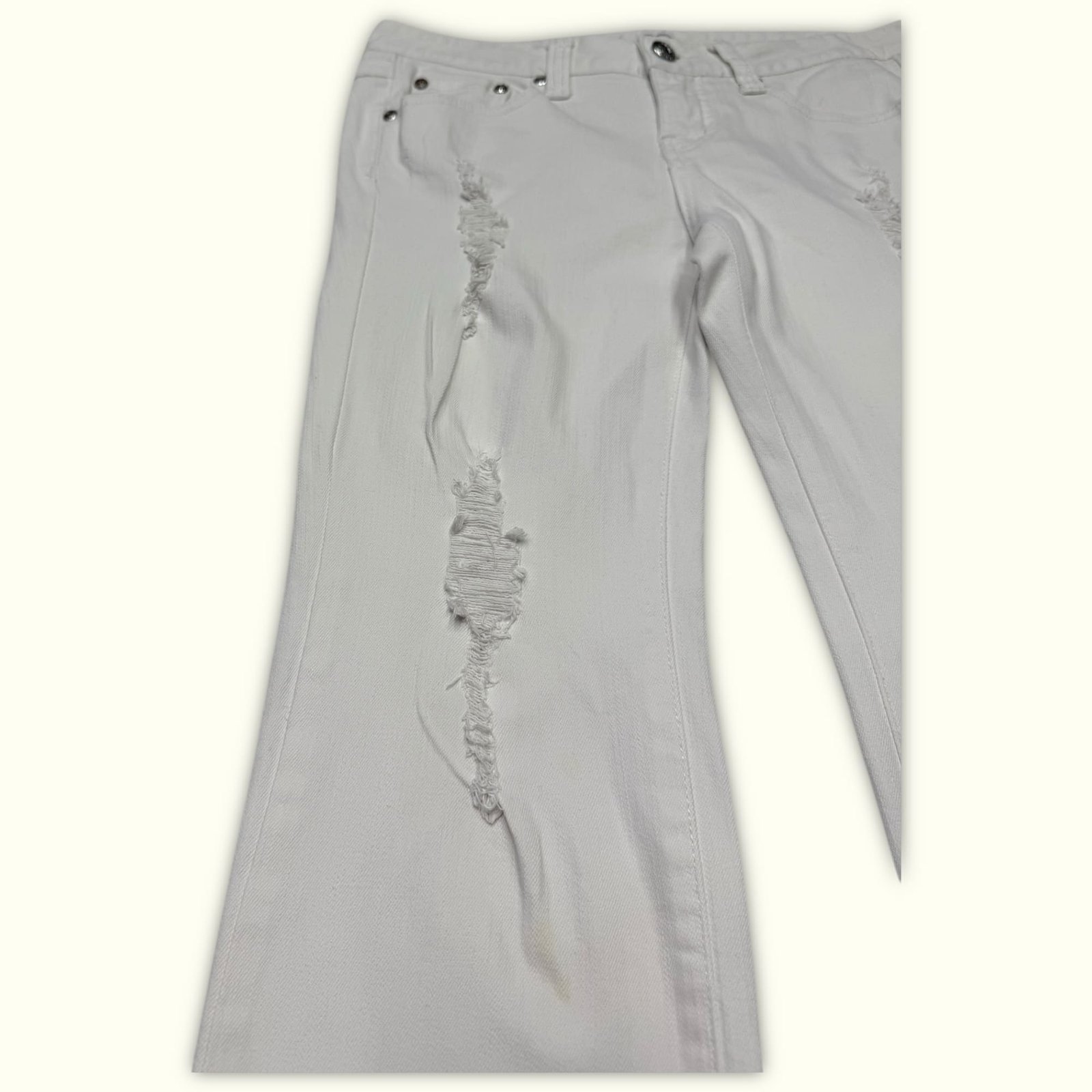 2B Bebe Jean Bootcut Femme 2000s Y2K – W29