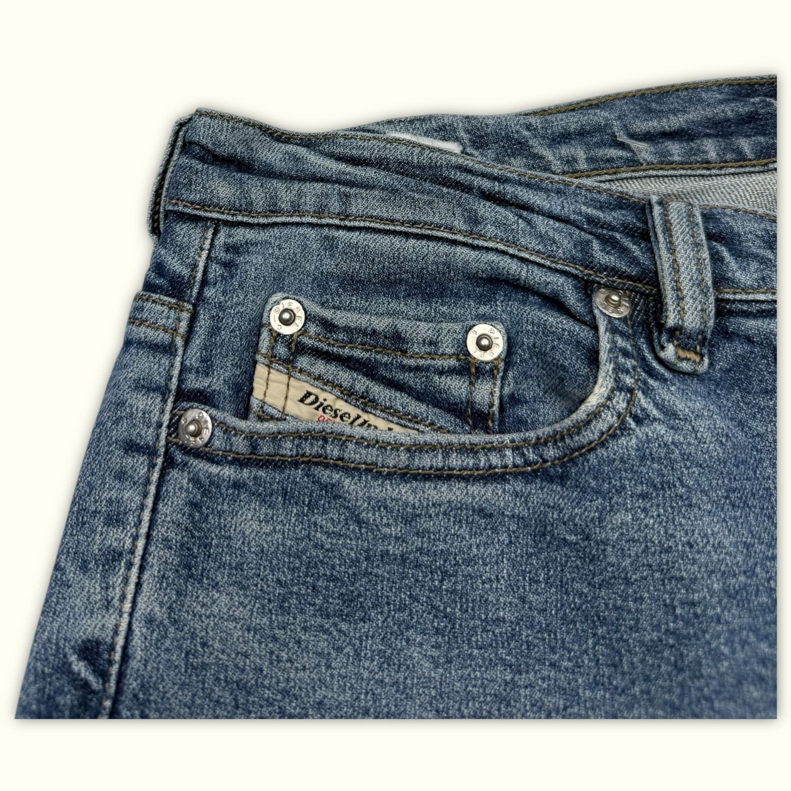 Diesel Jean Évasé Femme 2000s Y2K – W30