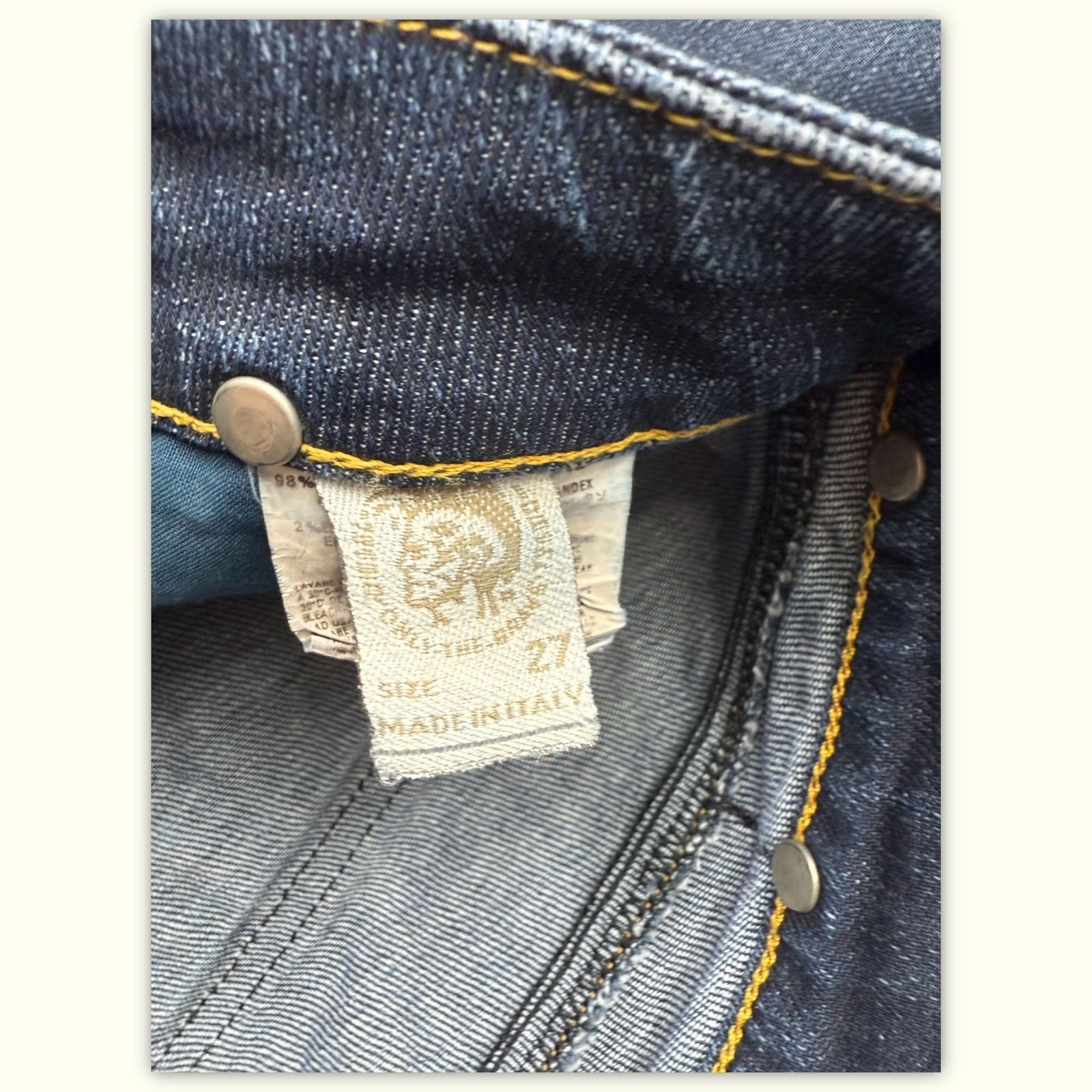 Diesel Jean Slim Femme 2000s Y2K – W27