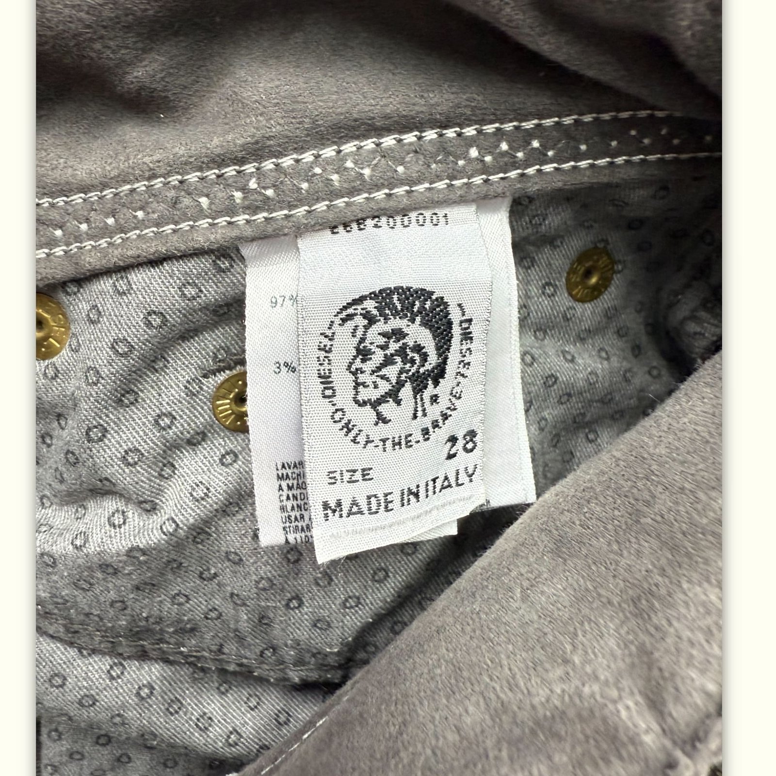 Diesel Jean Regular Femme 2000s Y2K – W28