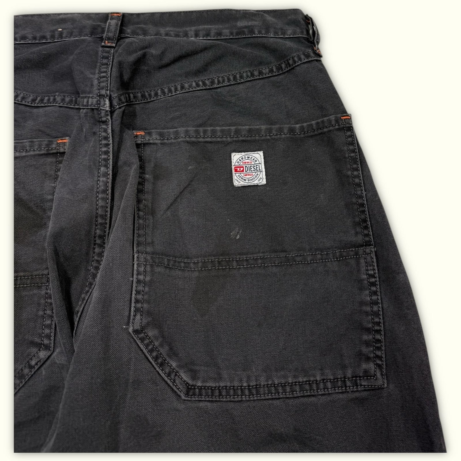 Diesel Pantalon Oversize Homme 1990s Streetwear – W30