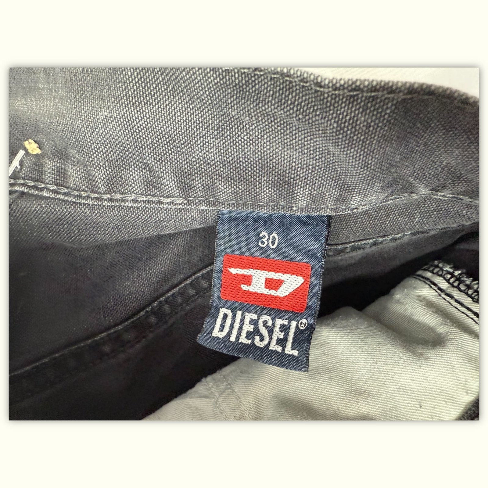 Diesel Pantalon Oversize Homme 1990s Streetwear – W30