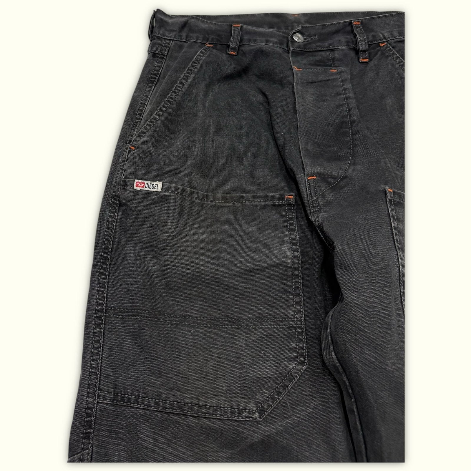 Diesel Pantalon Oversize Homme 1990s Streetwear – W30