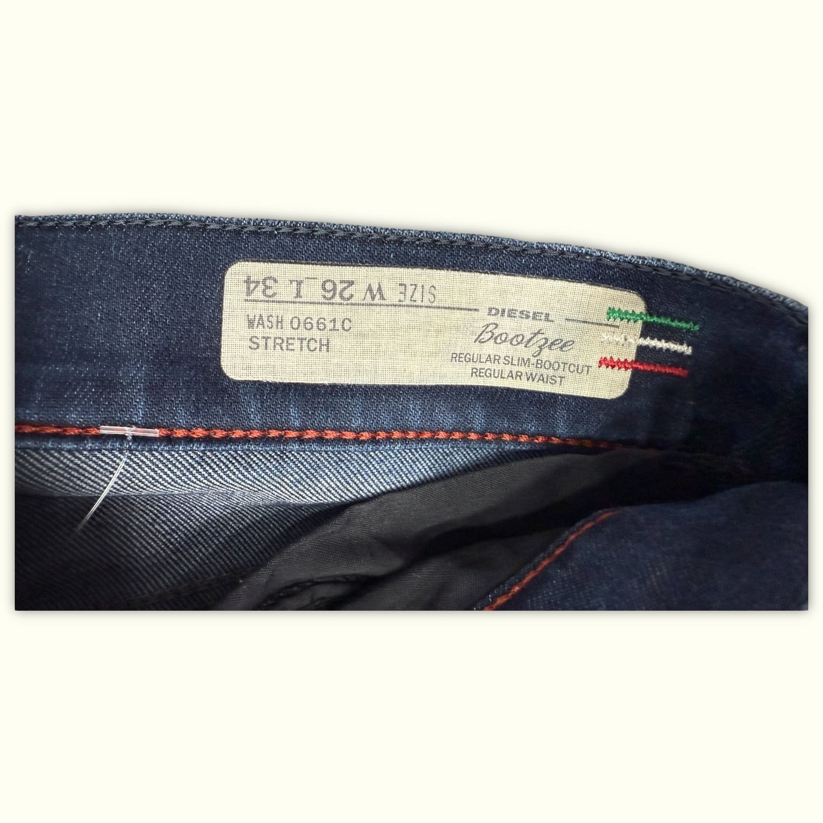 Diesel Jean Slim Femme 2010s Y2K – W26