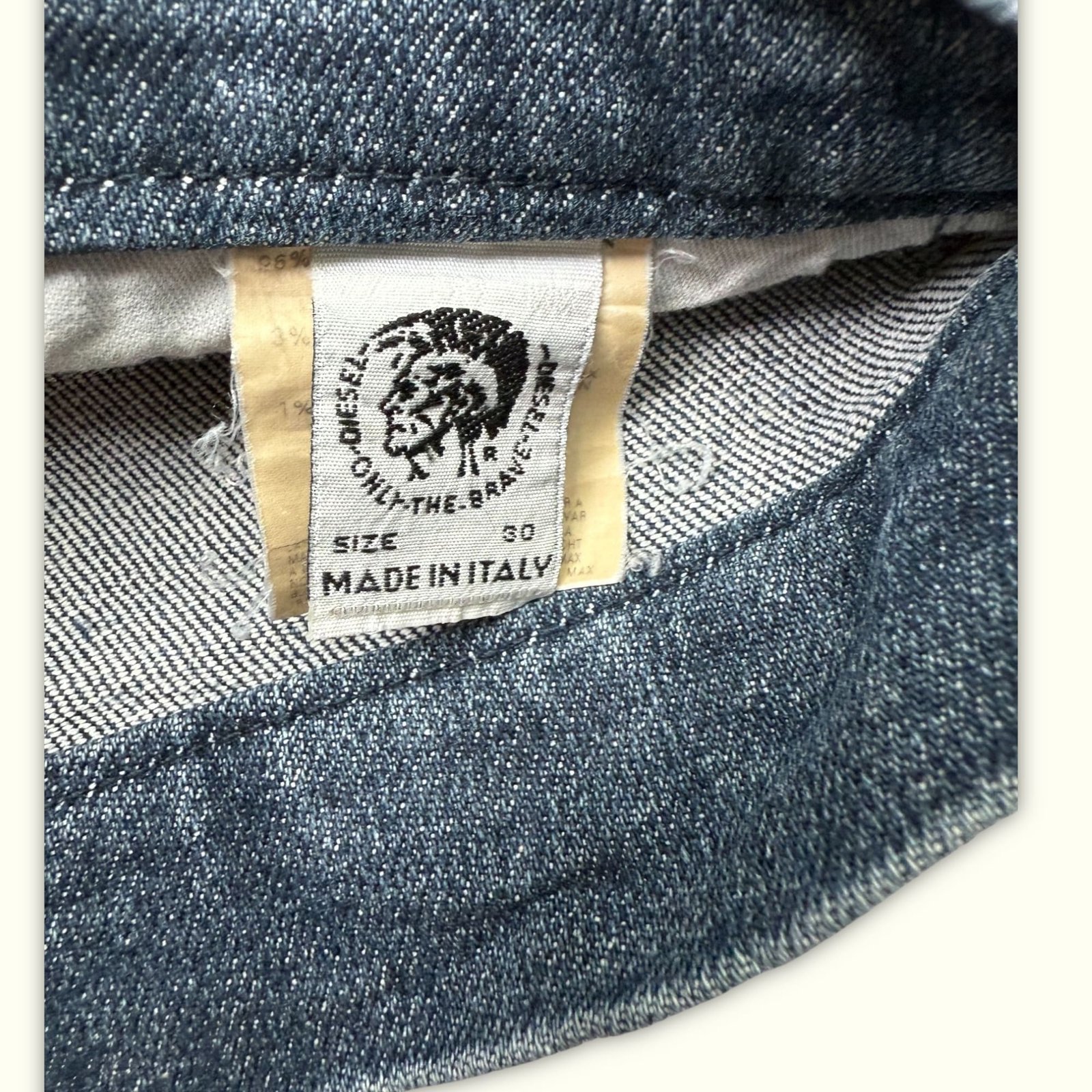 Diesel Jean Évasé Femme 2000s Y2K – W30