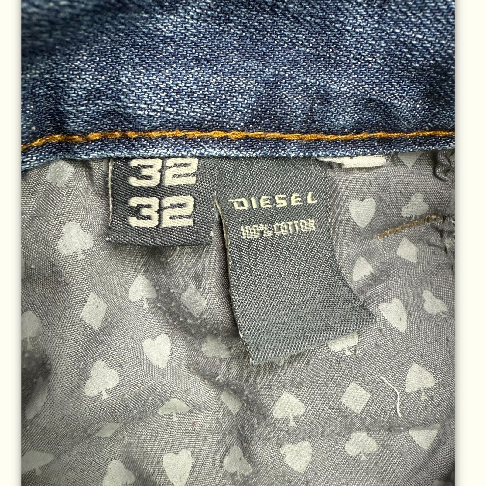 Diesel Jean Relaxed Homme 2000s Y2K – W32