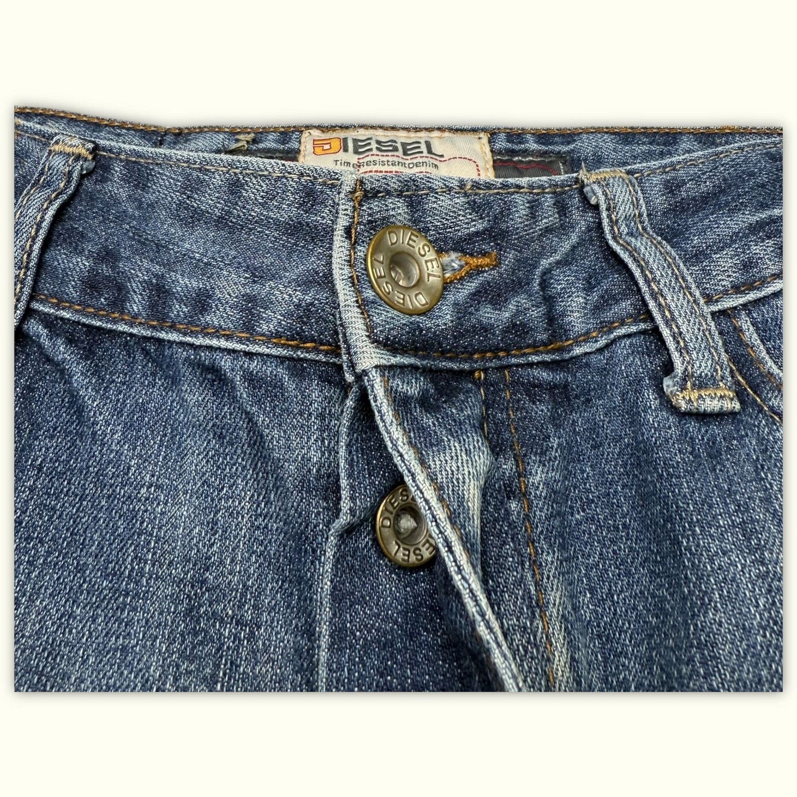 Diesel Jean Relaxed Homme 2000s Y2K – W32