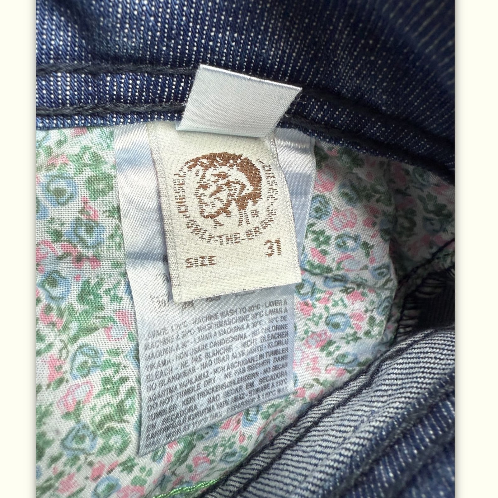 Diesel Jean Regular Femme 2000s Y2K – W31
