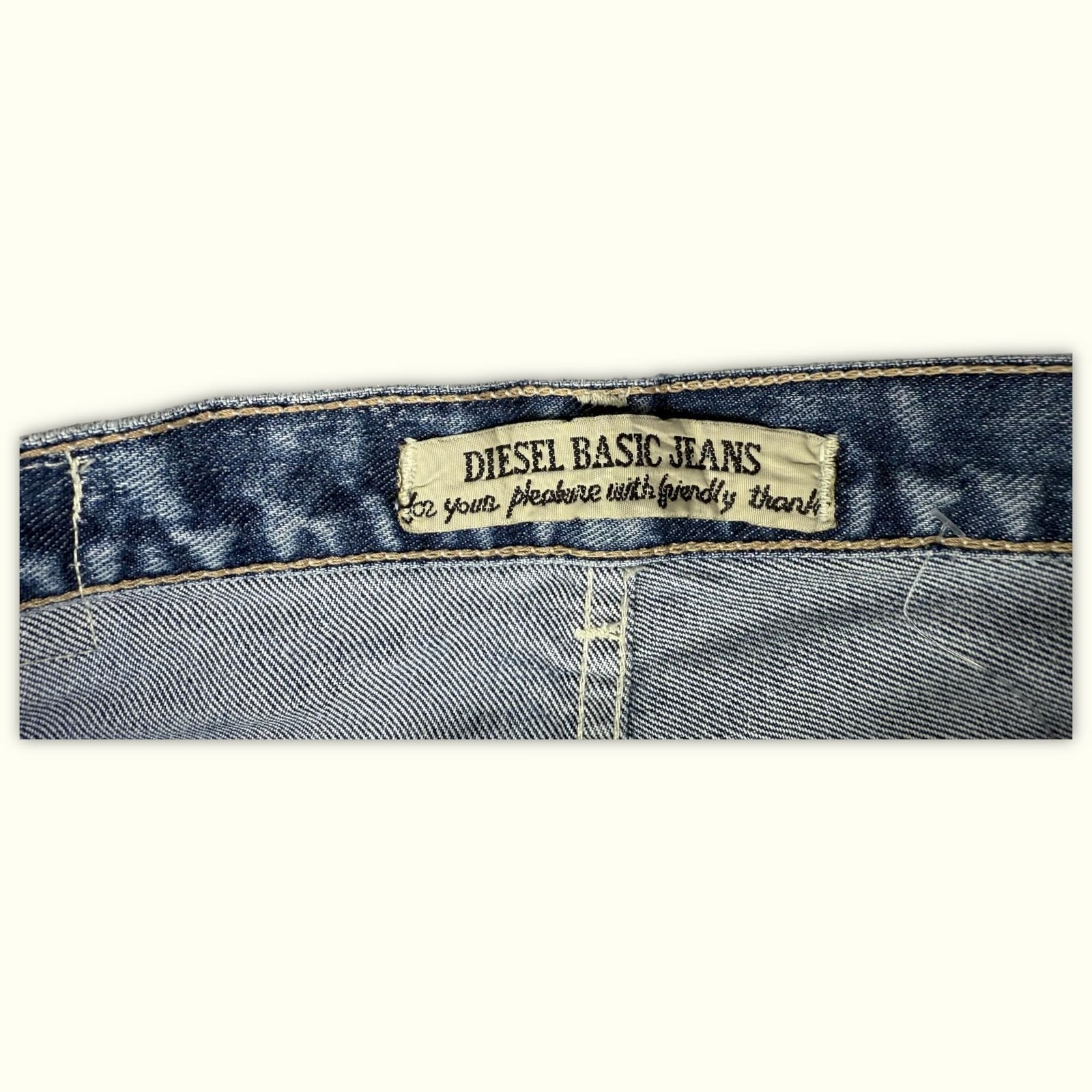 Diesel Jean Regular Homme 1990s Vintage – W30