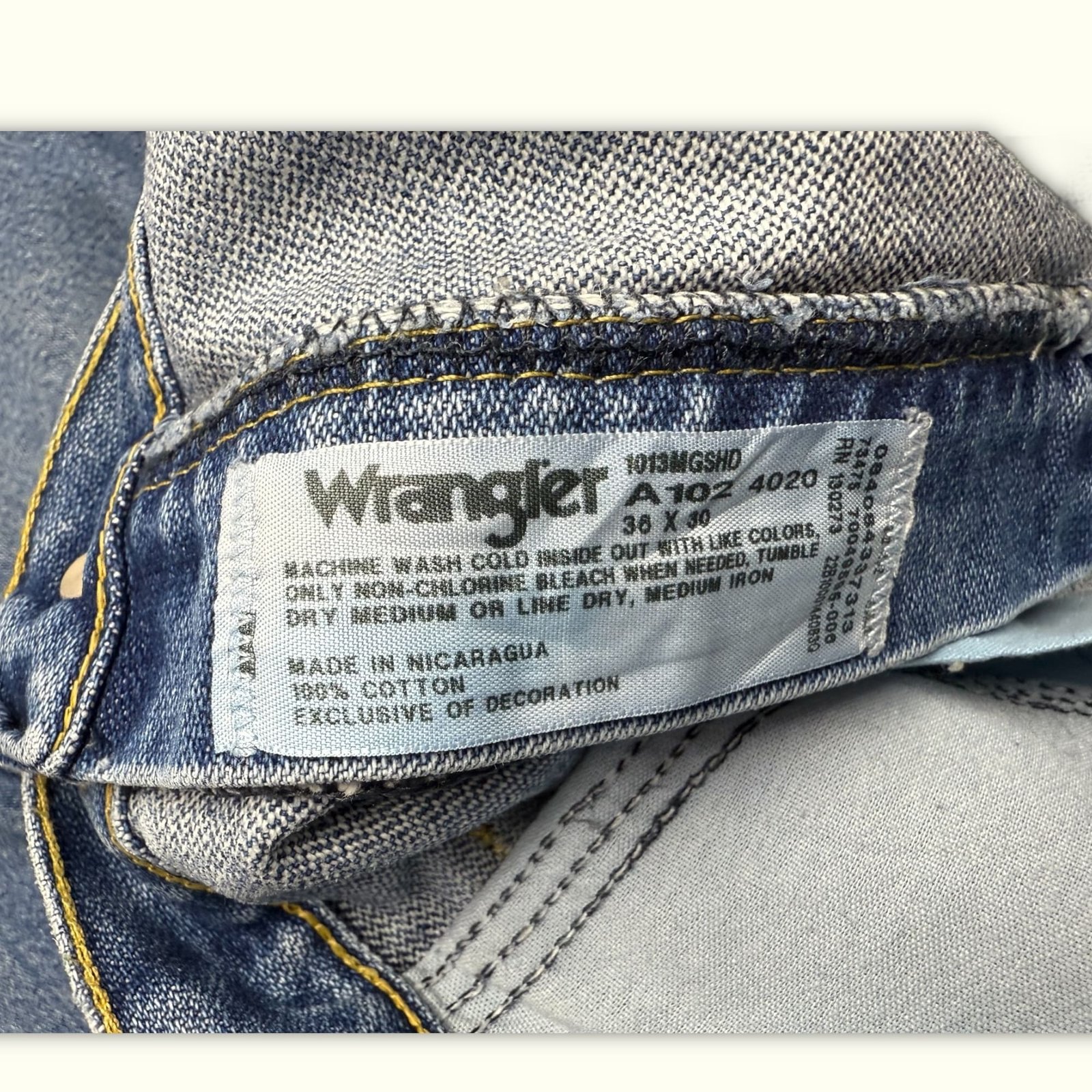 Wrangler Jean Regular Homme 2000s Western – W38