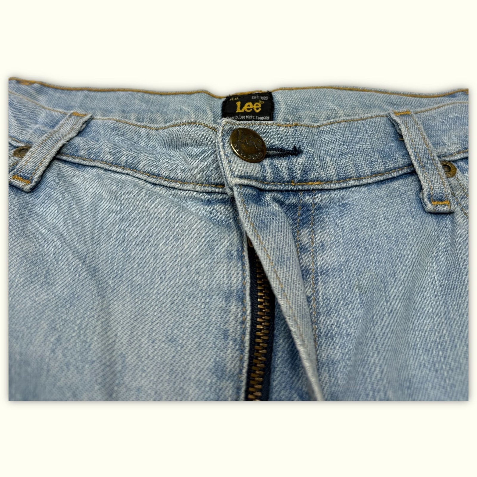 Lee Jean Regular Homme 2000s Normcore – W38
