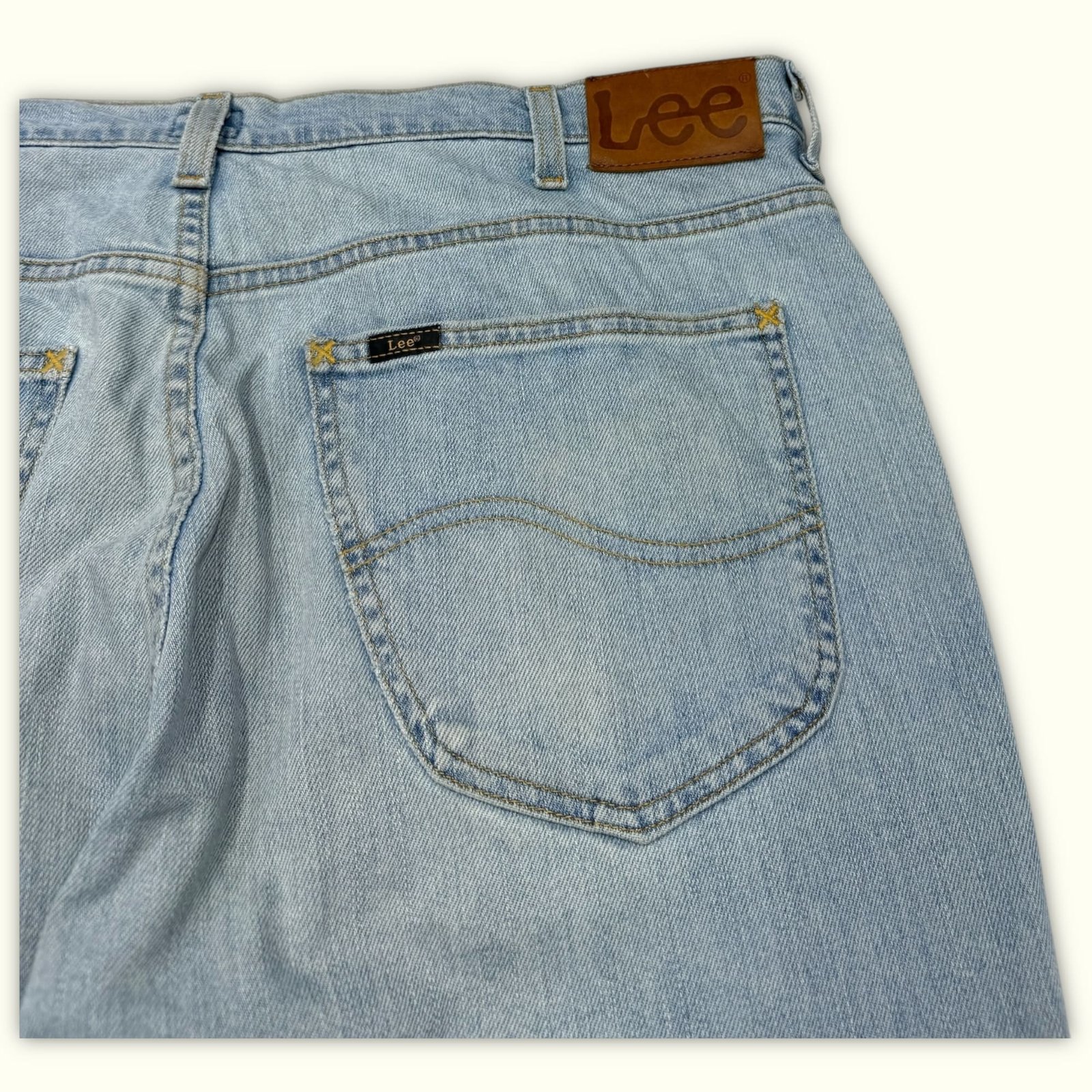 Lee Jean Regular Homme 2000s Normcore – W38