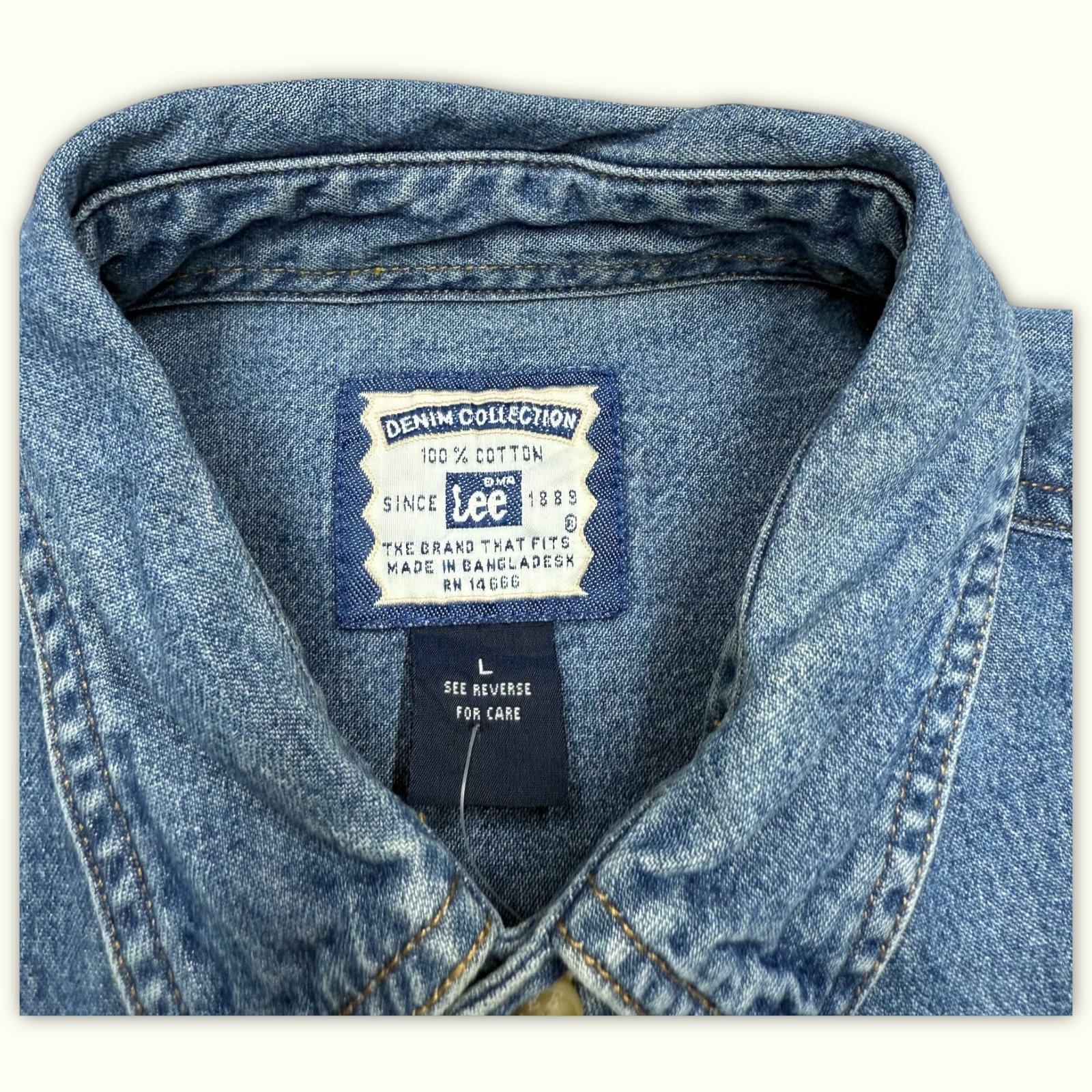 Lee Chemise Relaxed Homme 1990s Vintage – L