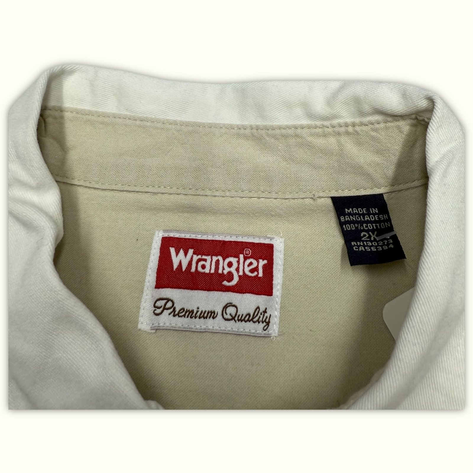 Wrangler Chemise Oversize Homme 2000s Workwear – XXL