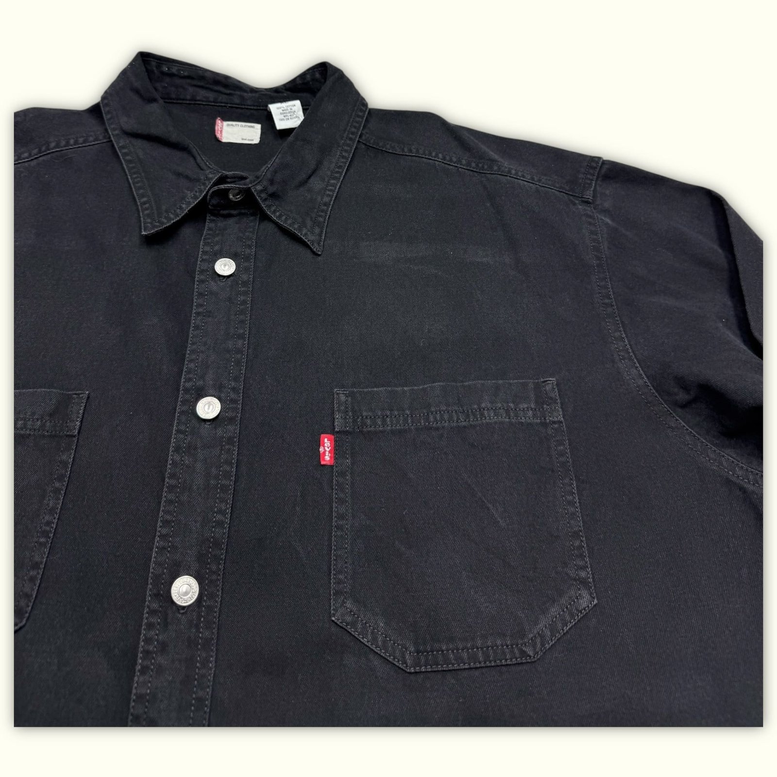 Levi'S Chemise Regular Homme 2000s Workwear – XL