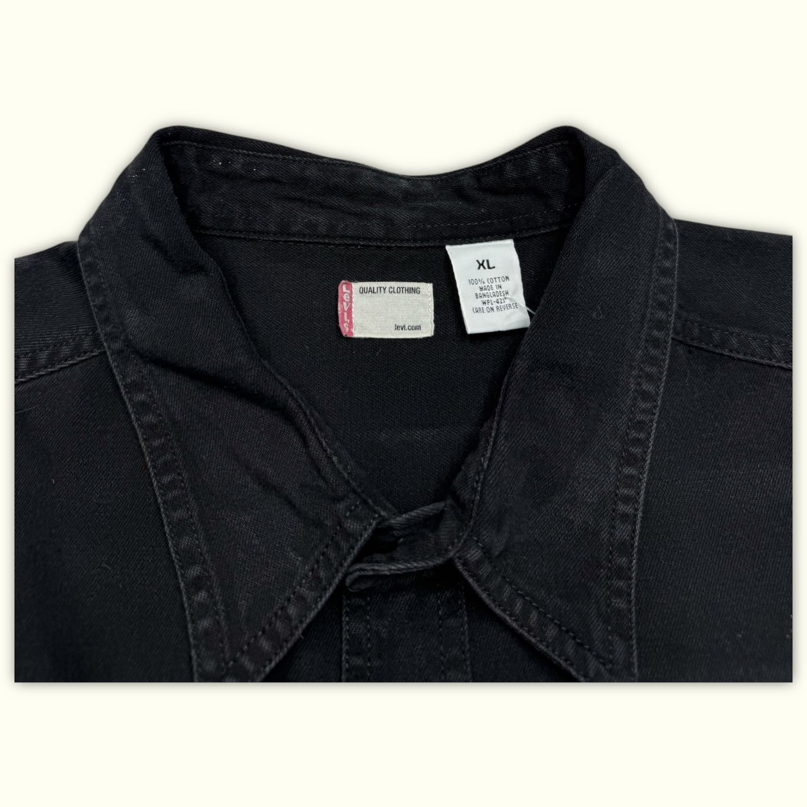 Levi'S Chemise Regular Homme 2000s Workwear – XL