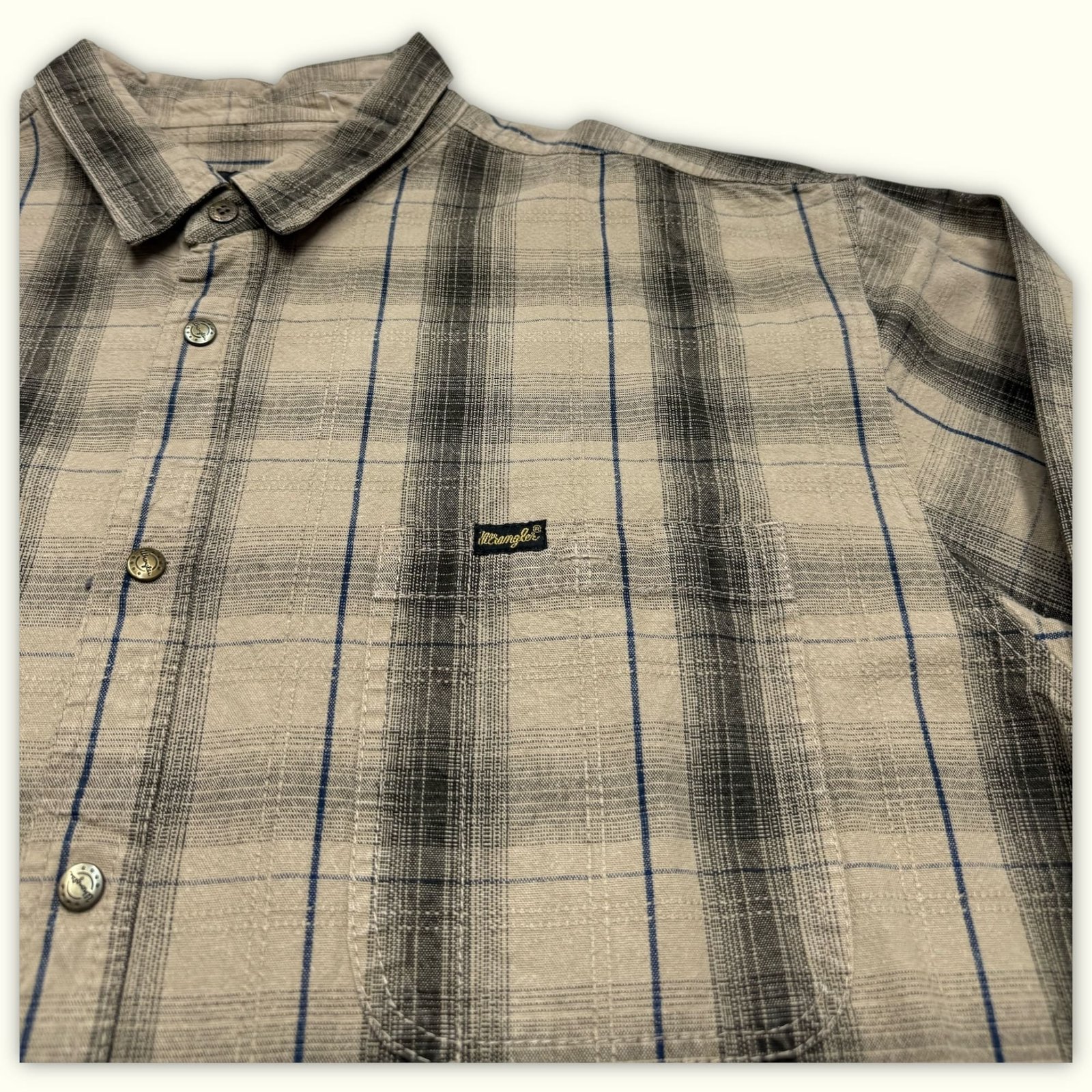 Wrangler Chemise Regular Homme 1990s Western – XXL