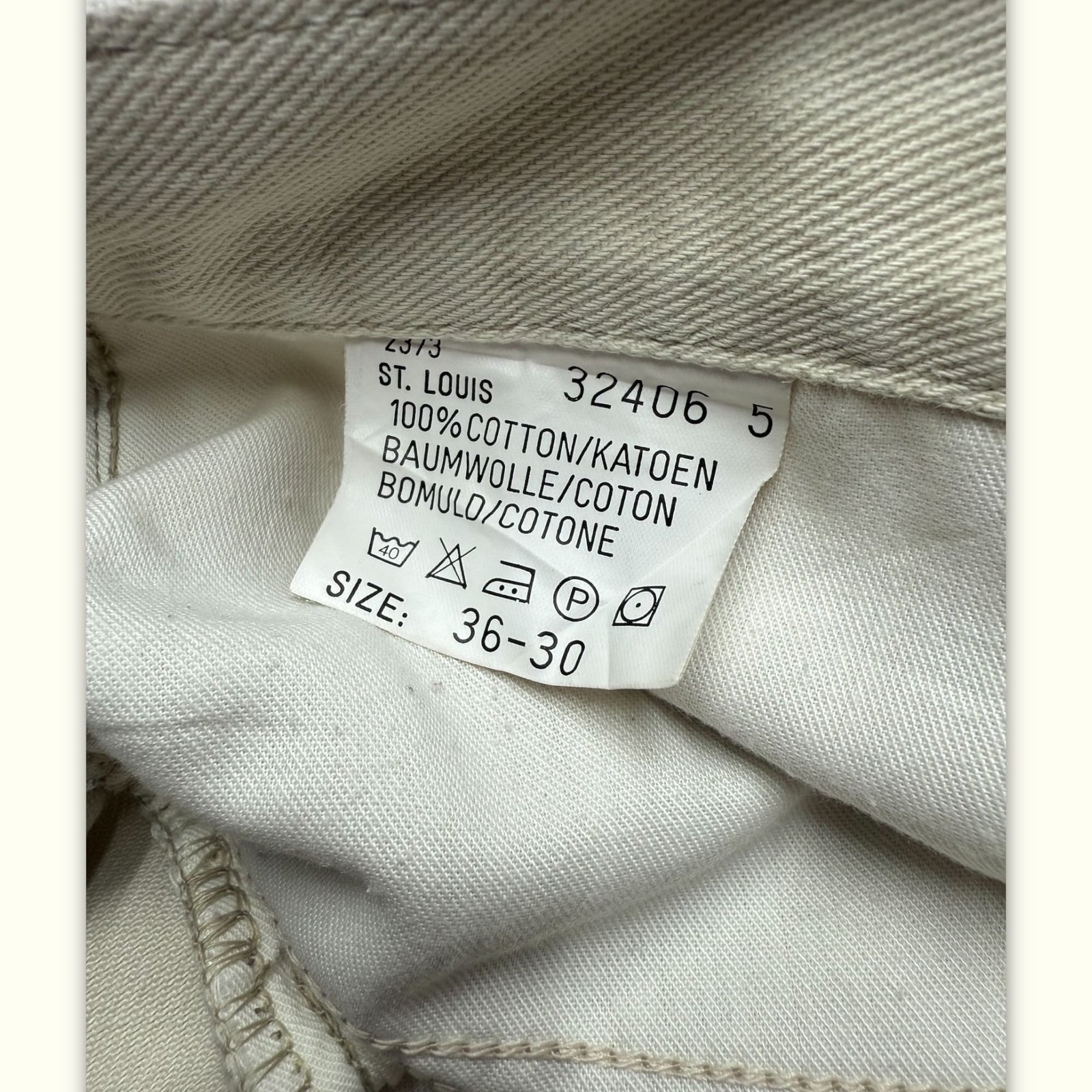 Lee Jean Regular Homme 1990s Vintage – W36