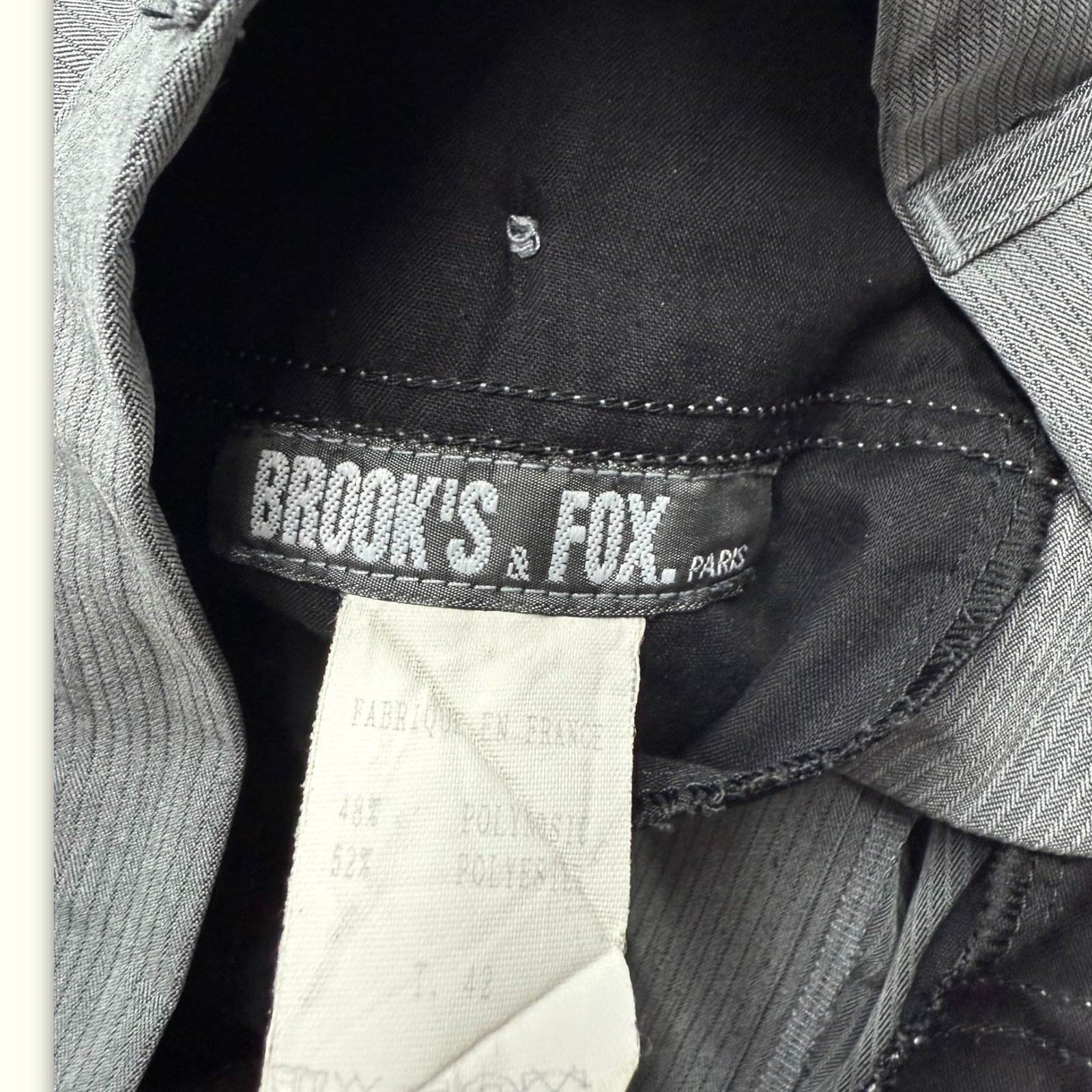 Brook'S & Fox Spodnie Regular Mężczyźni 1990s Vintage – W30