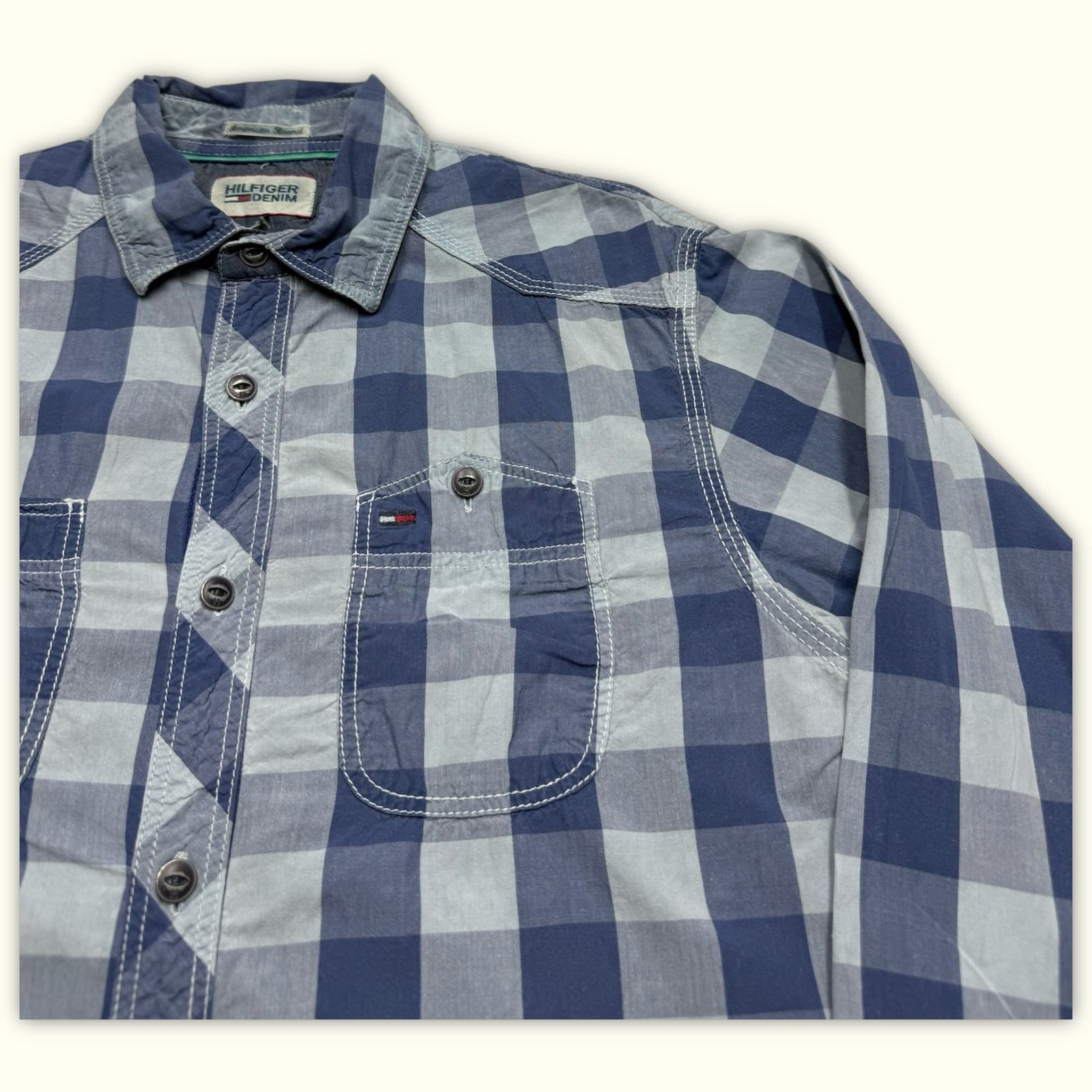 Hilfiger Denim Chemise Regular Homme 2010s Casual chic – S