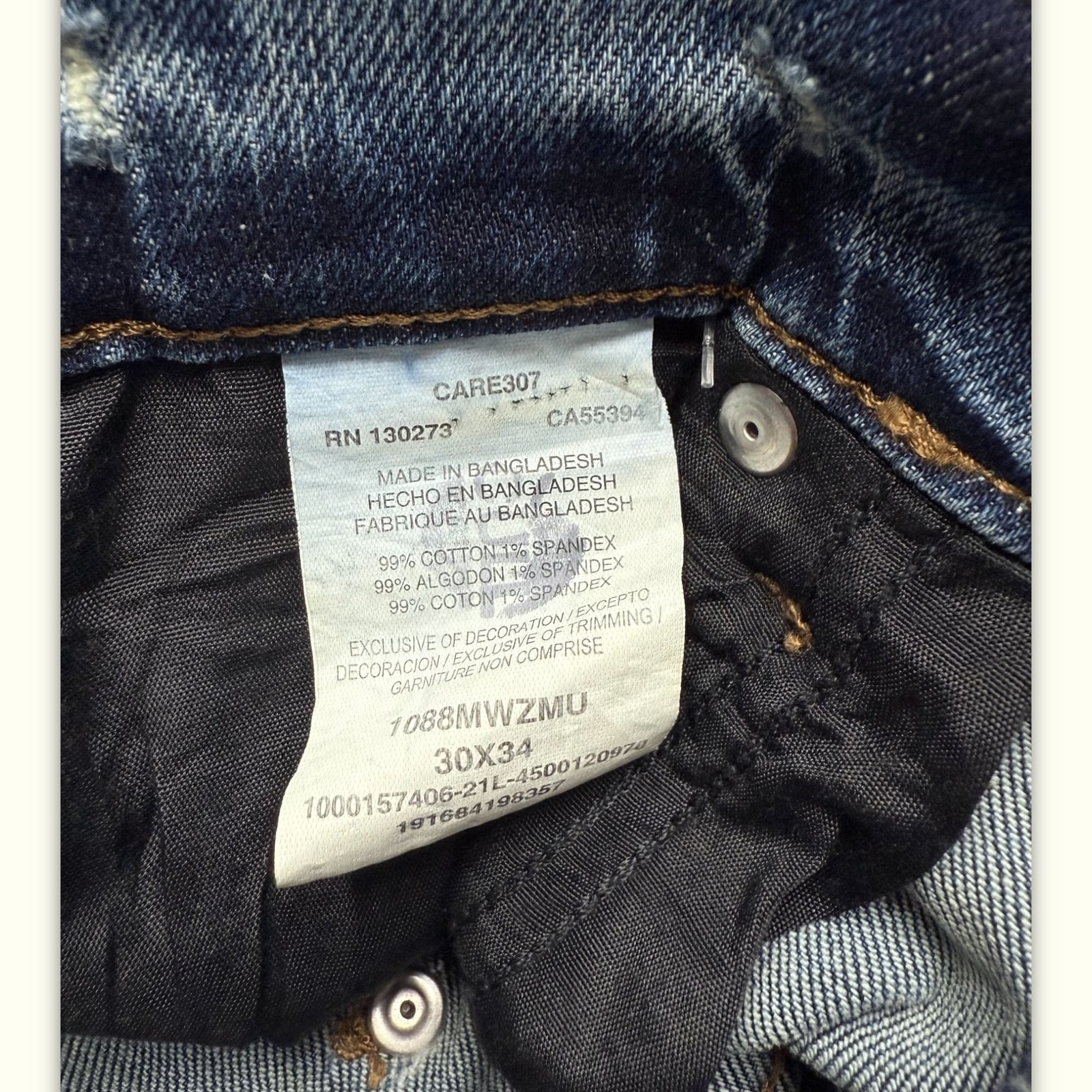 Wrangler Jean Slim Homme Western – W30