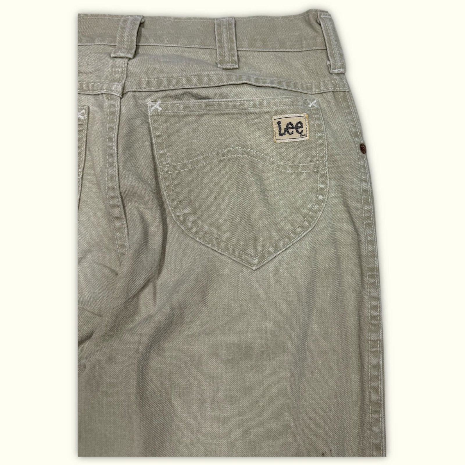 Lee Jean Regular Homme 1970s Vintage – W26